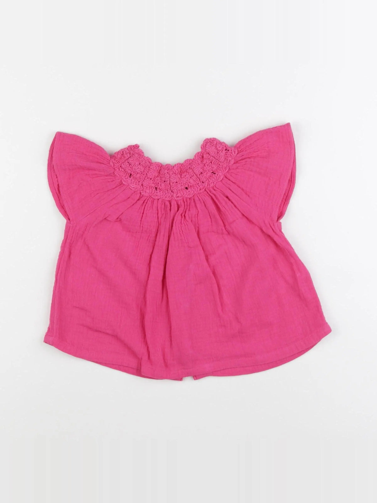 Vertbaudet - blouse rose - 12 mois