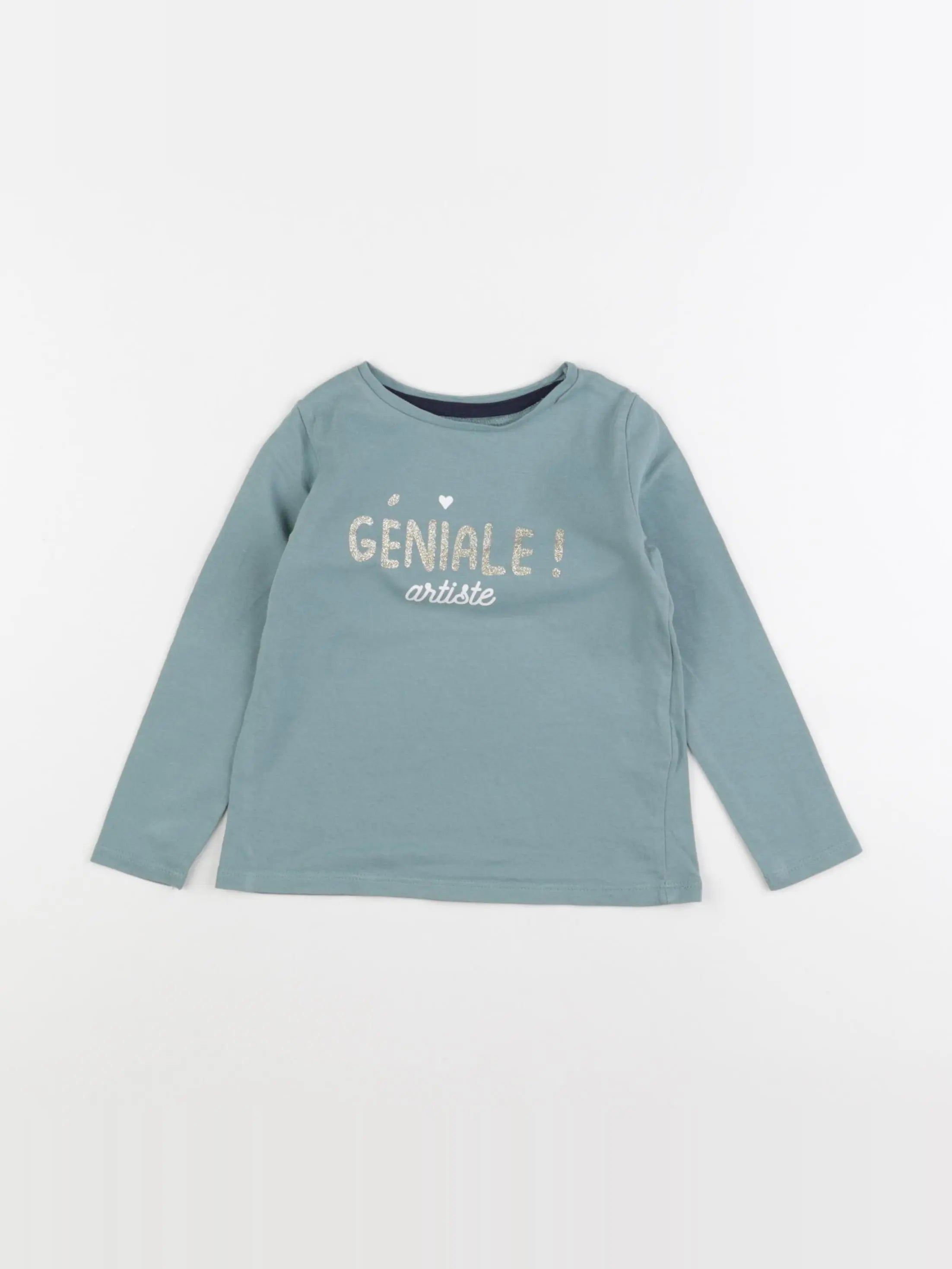Vertbaudet - tee-shirt vert - 3 ans