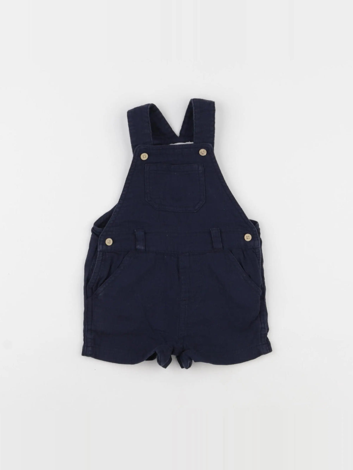 Petit Bateau - salopette bleu - 6 mois