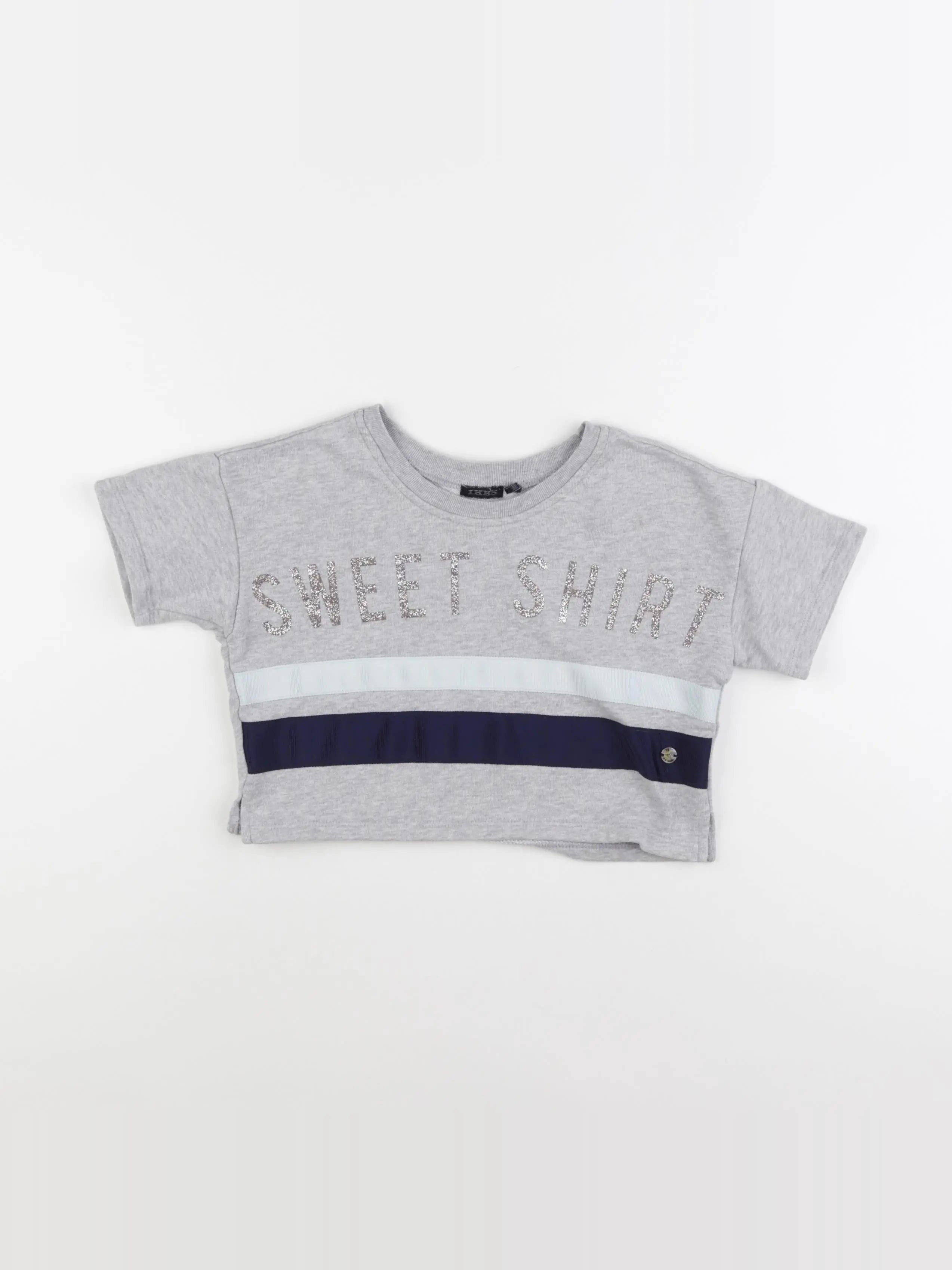 IKKS - sweat gris - 6 ans
