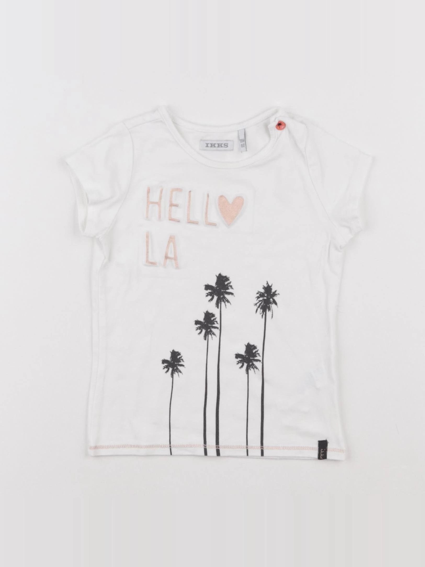 IKKS - tee-shirt blanc - 18 mois