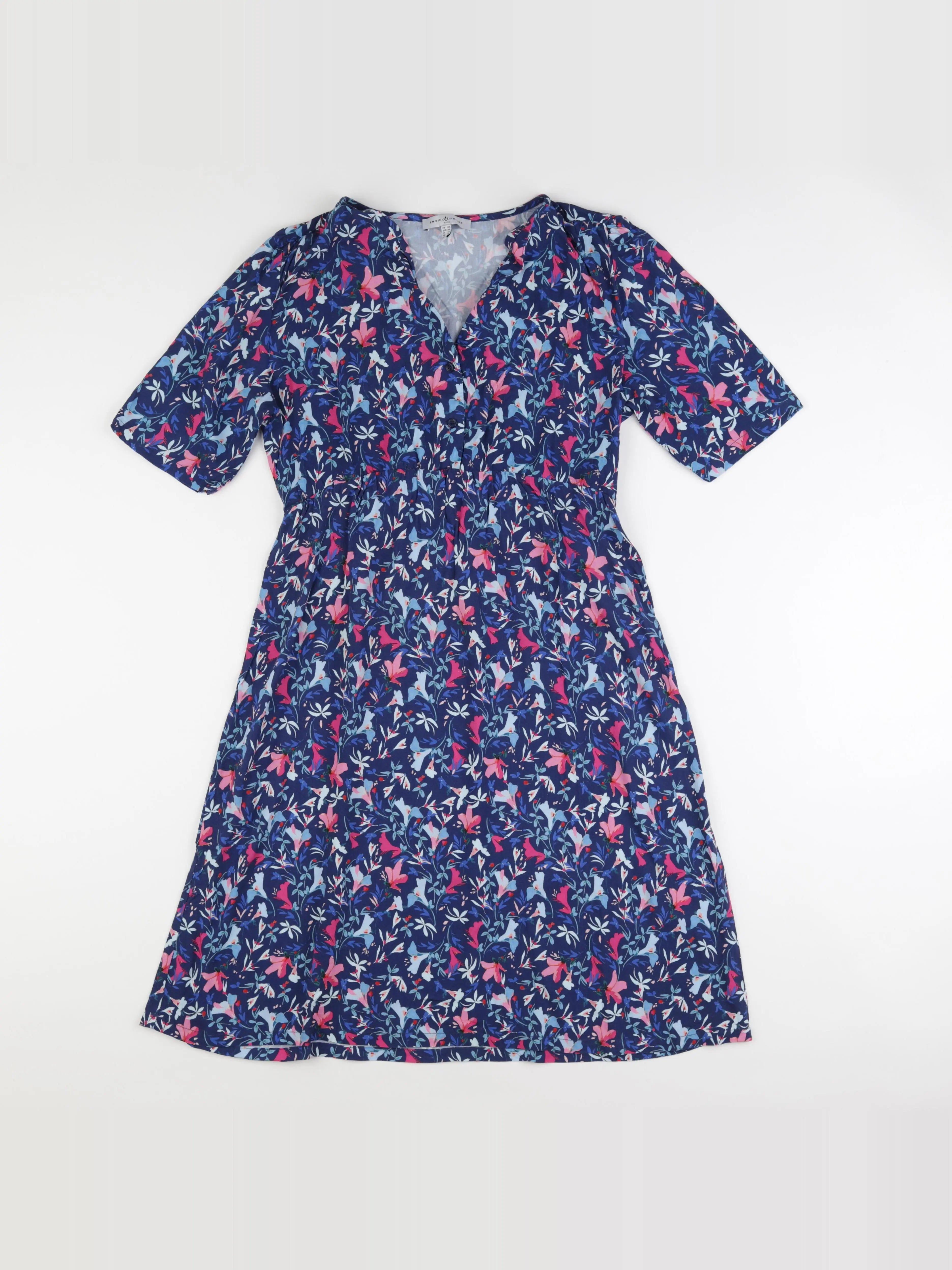Envie de fraise - robe grossesse bleu, rose - 38