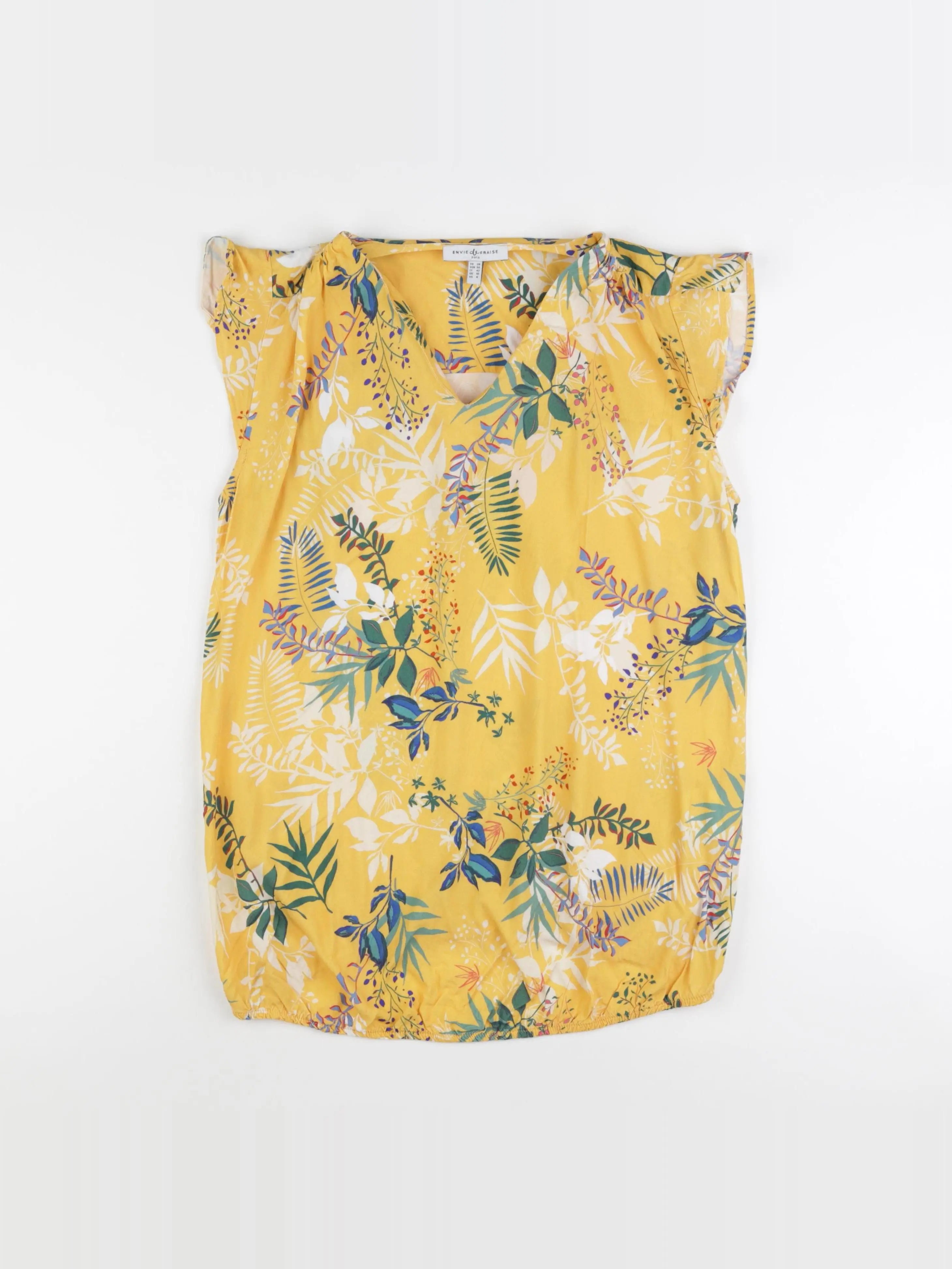 Envie de fraise - blouse grossesse jaune - 38