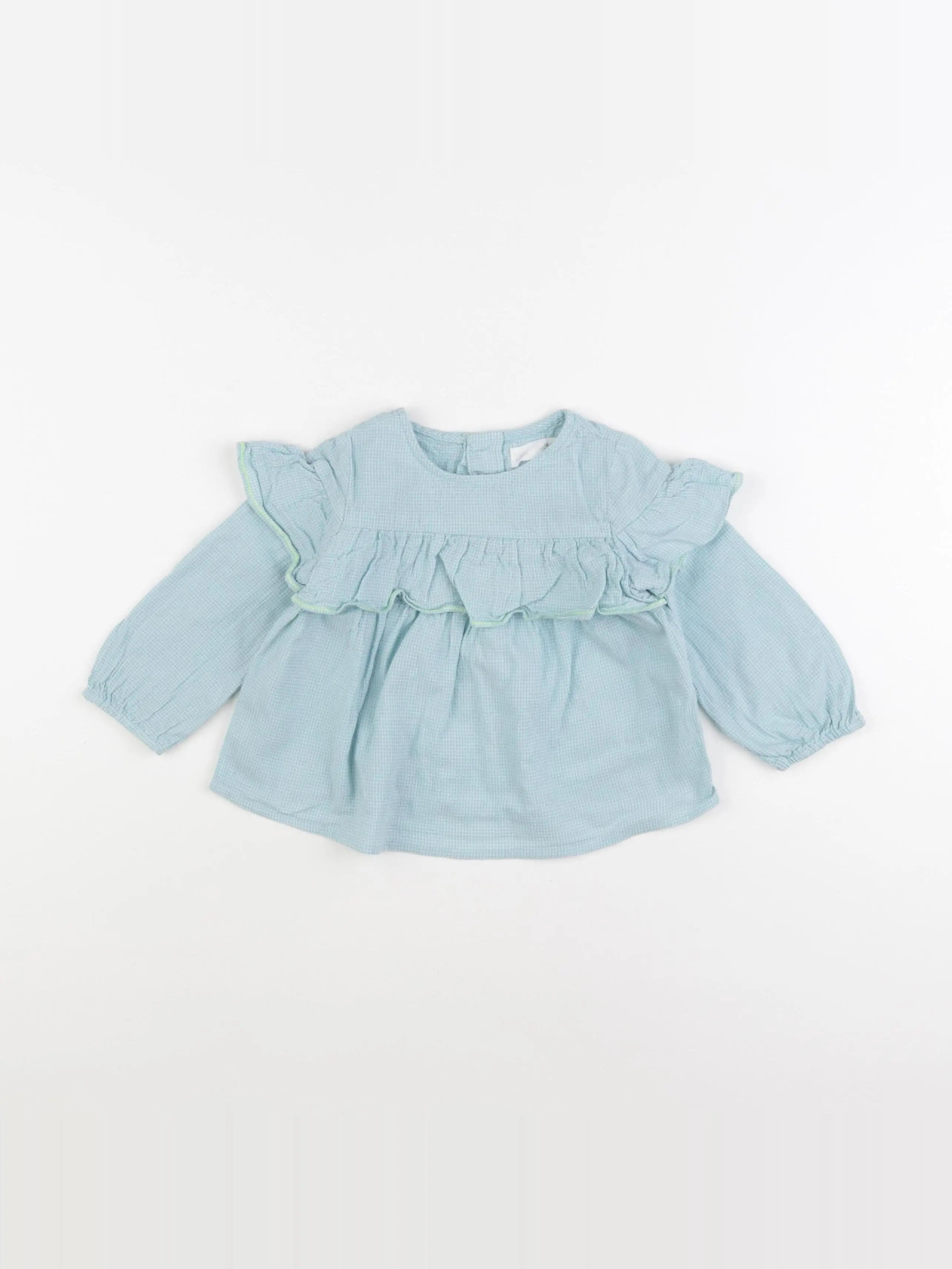 Zara - blouse bleu - 18/24 mois