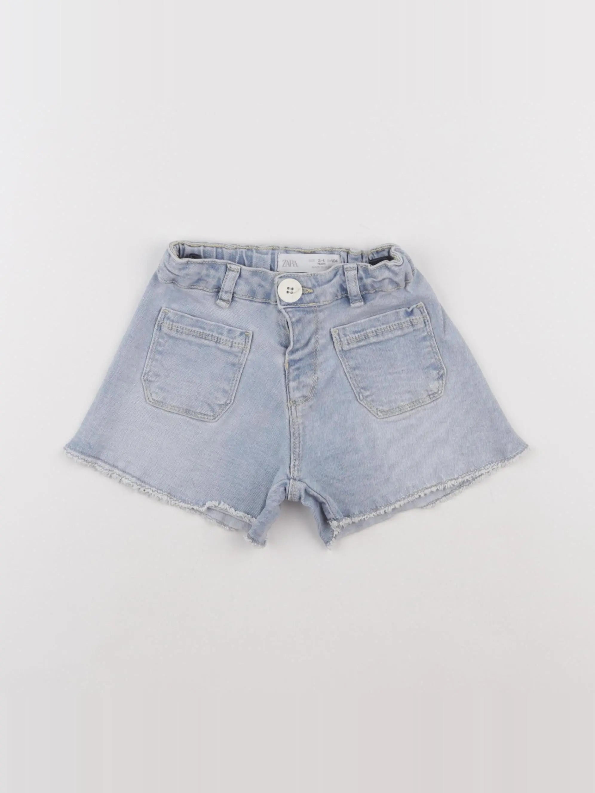 Zara - short bleu - 3/4 ans