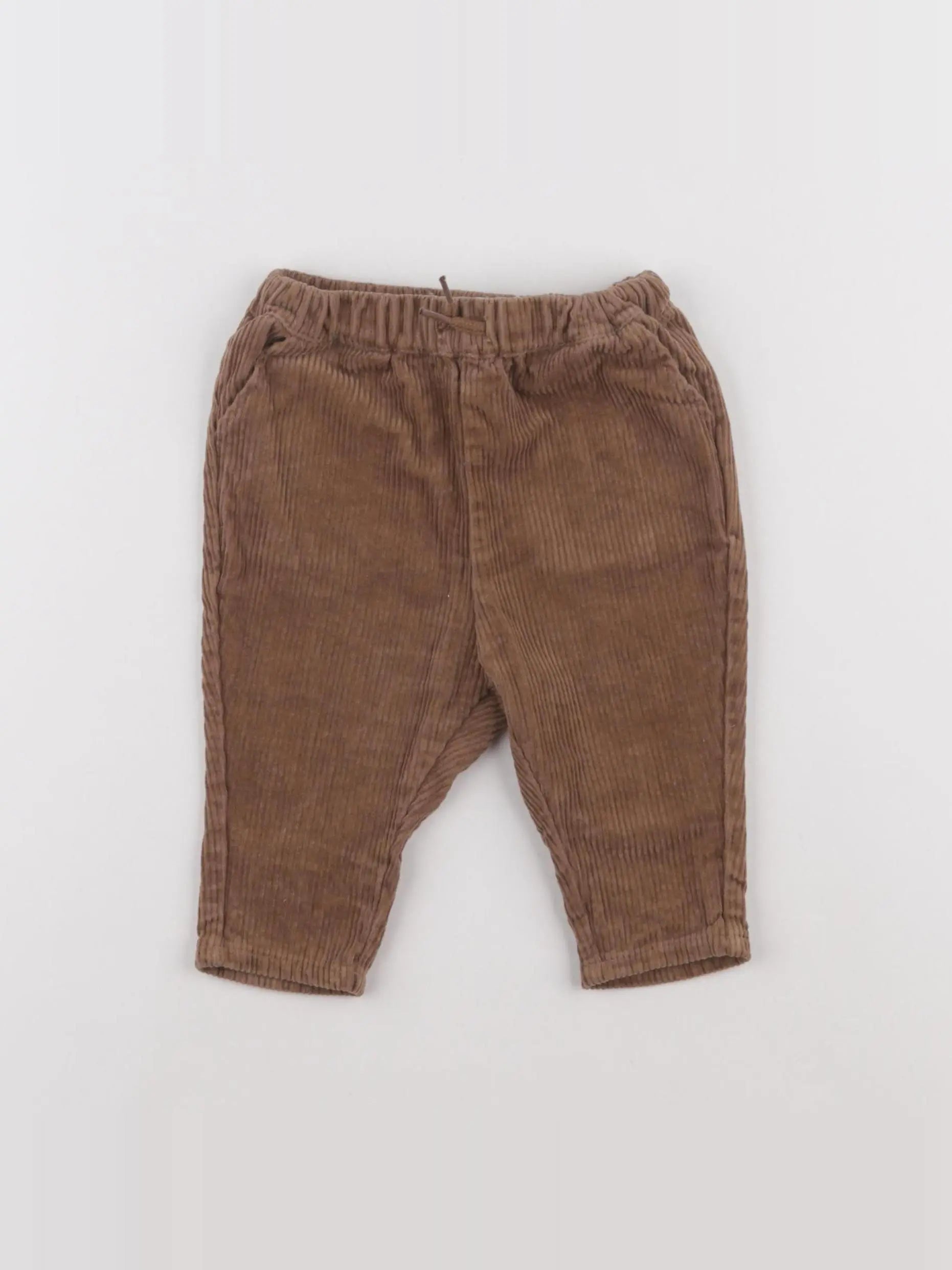 Vertbaudet - pantalon marron - 6 mois