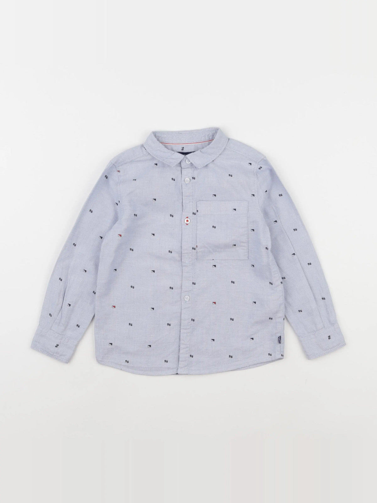 Okaidi - chemise bleu - 3 ans