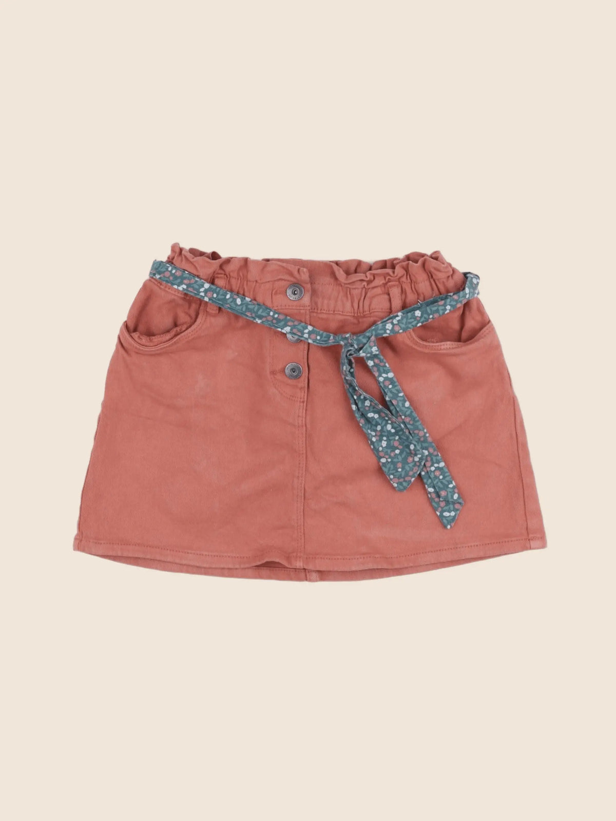 Vertbaudet - jupe orange - 10 ans