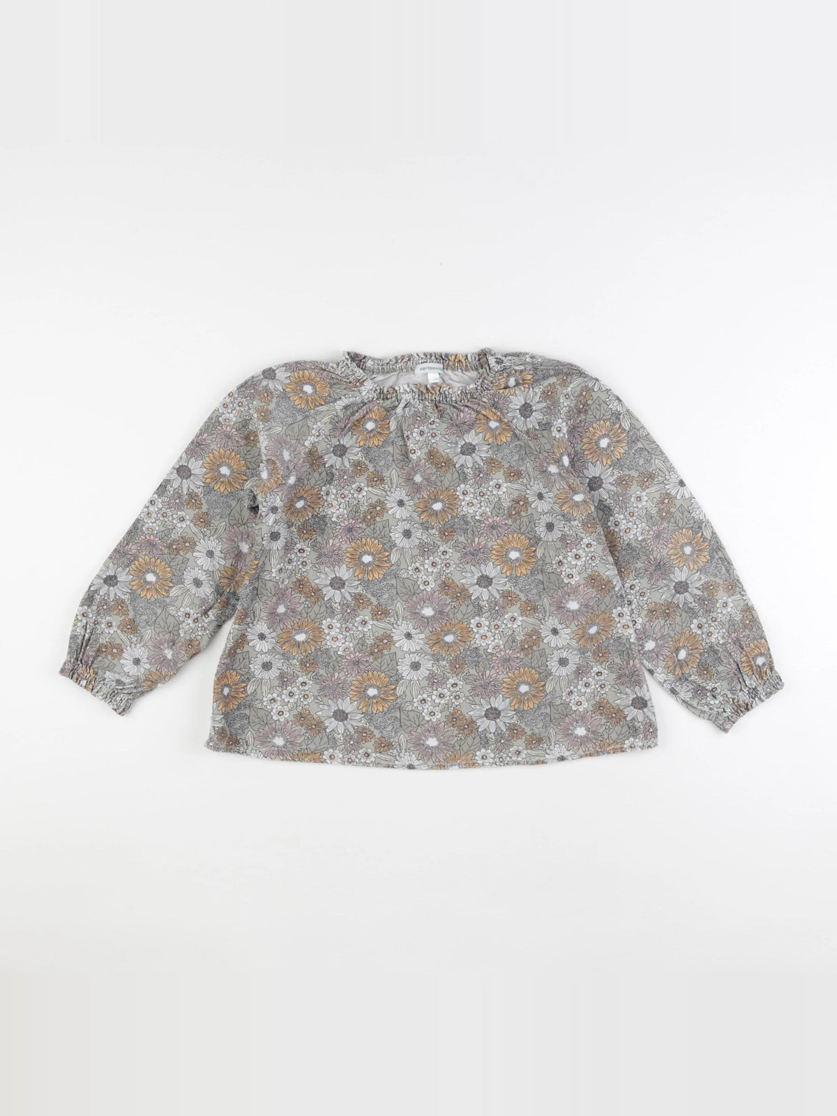 Vertbaudet - blouse vert - 9 ans