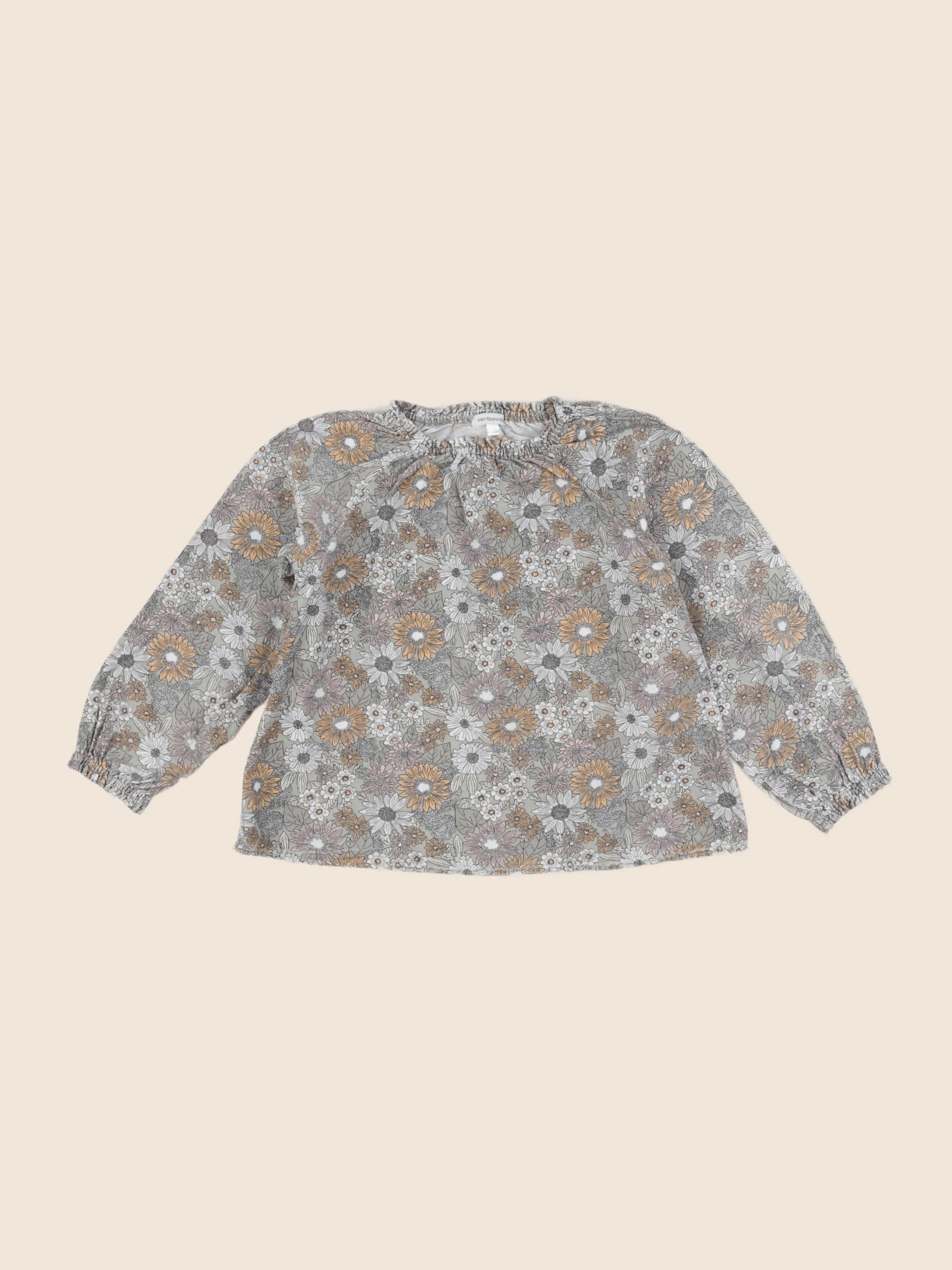 Vertbaudet - blouse vert - 9 ans