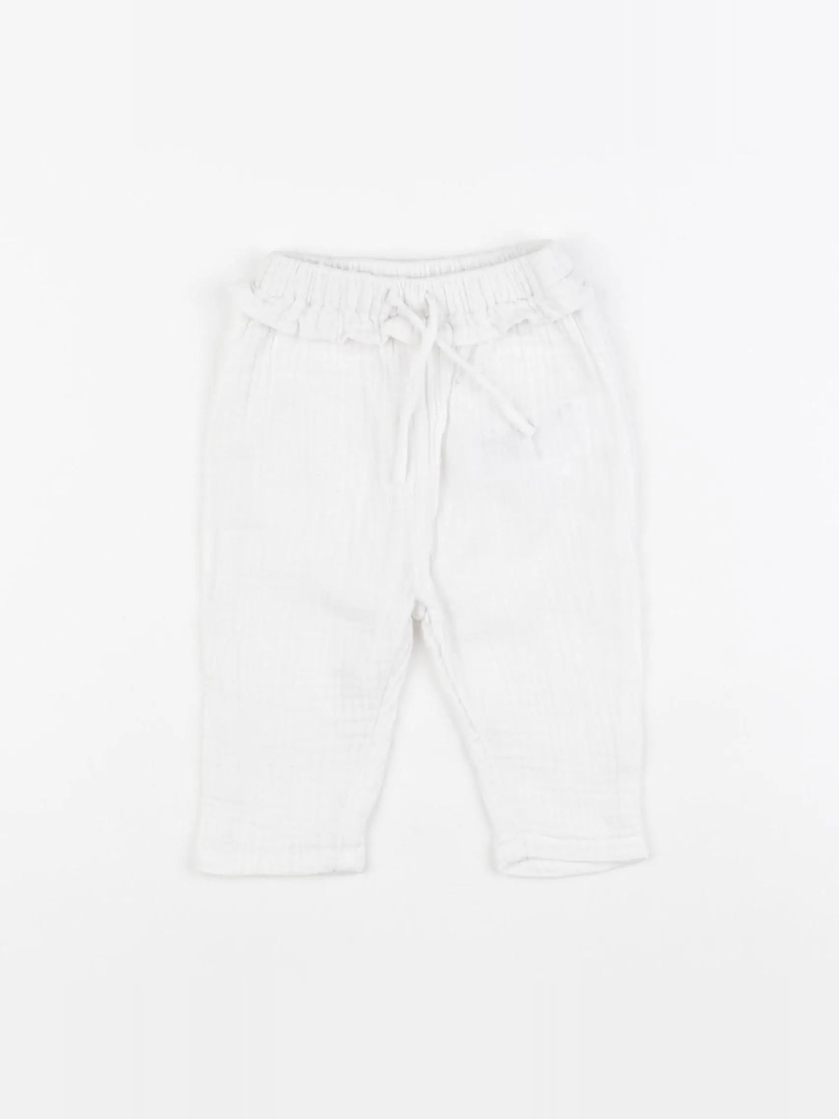 Vertbaudet - pantalon blanc - 6 mois