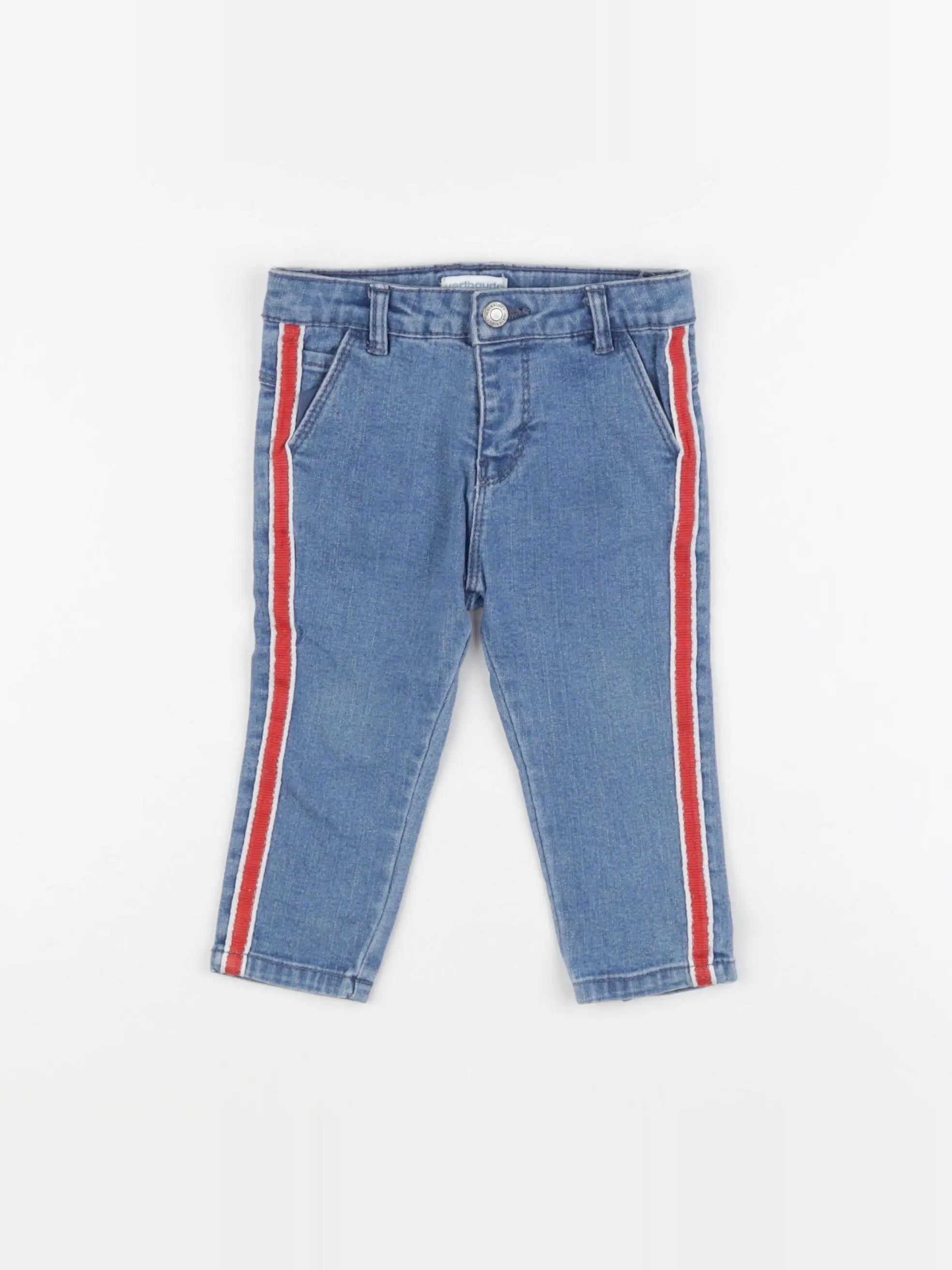 Vertbaudet - jean bleu - 12 mois