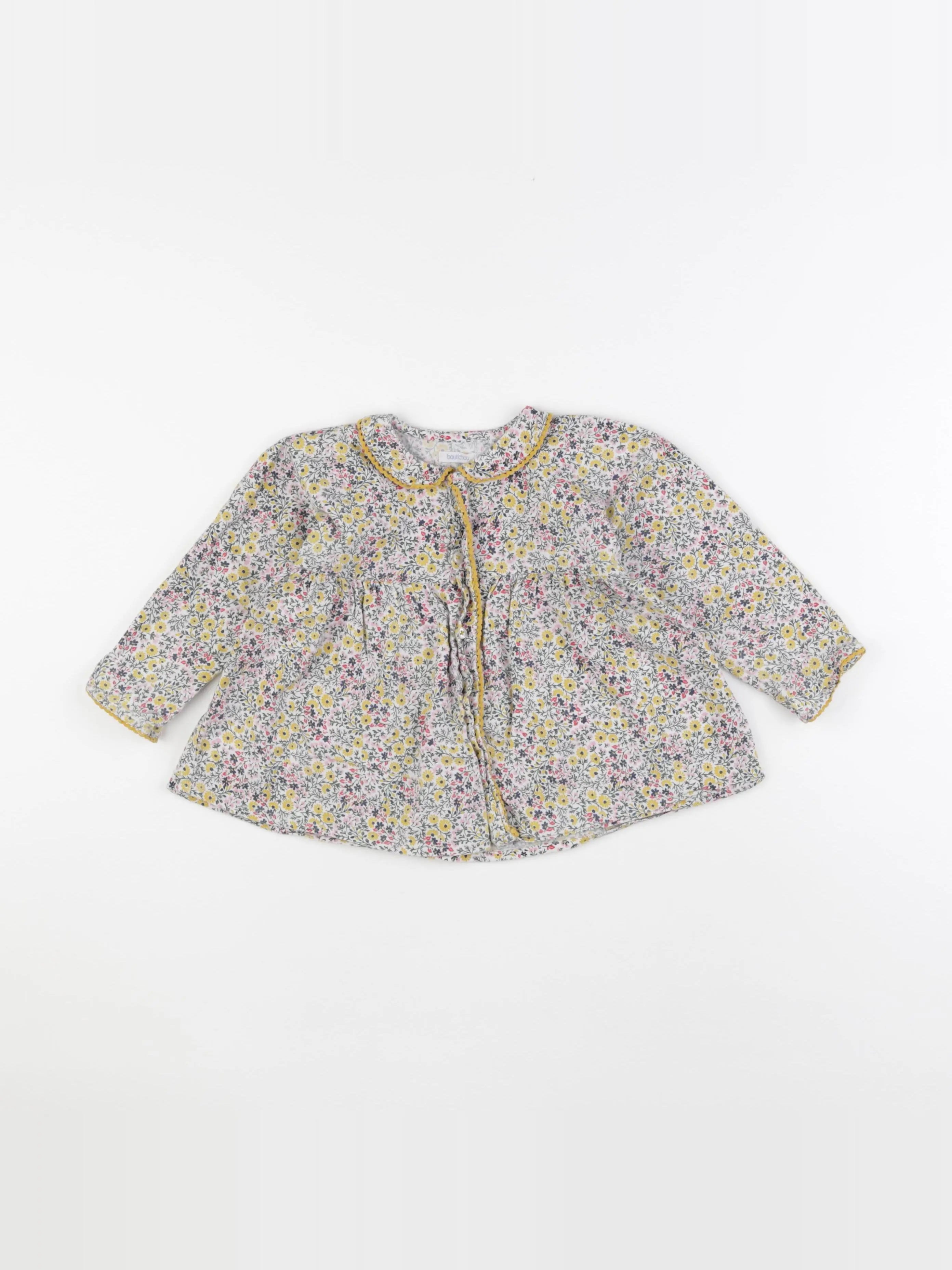 Boutchou - blouse jaune - 24 mois