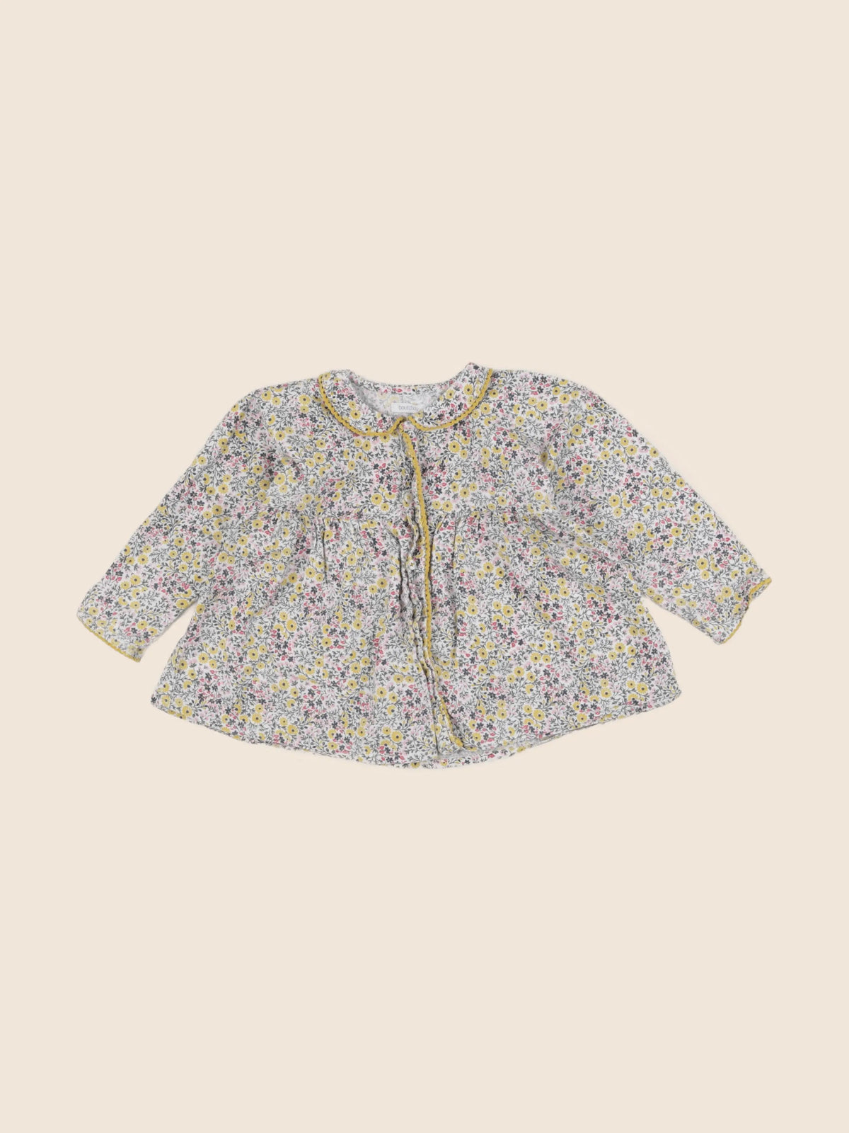 Boutchou - blouse jaune - 24 mois