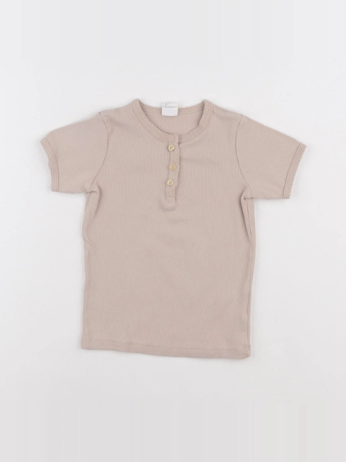 H&M - tee-shirt beige - 18/24 mois