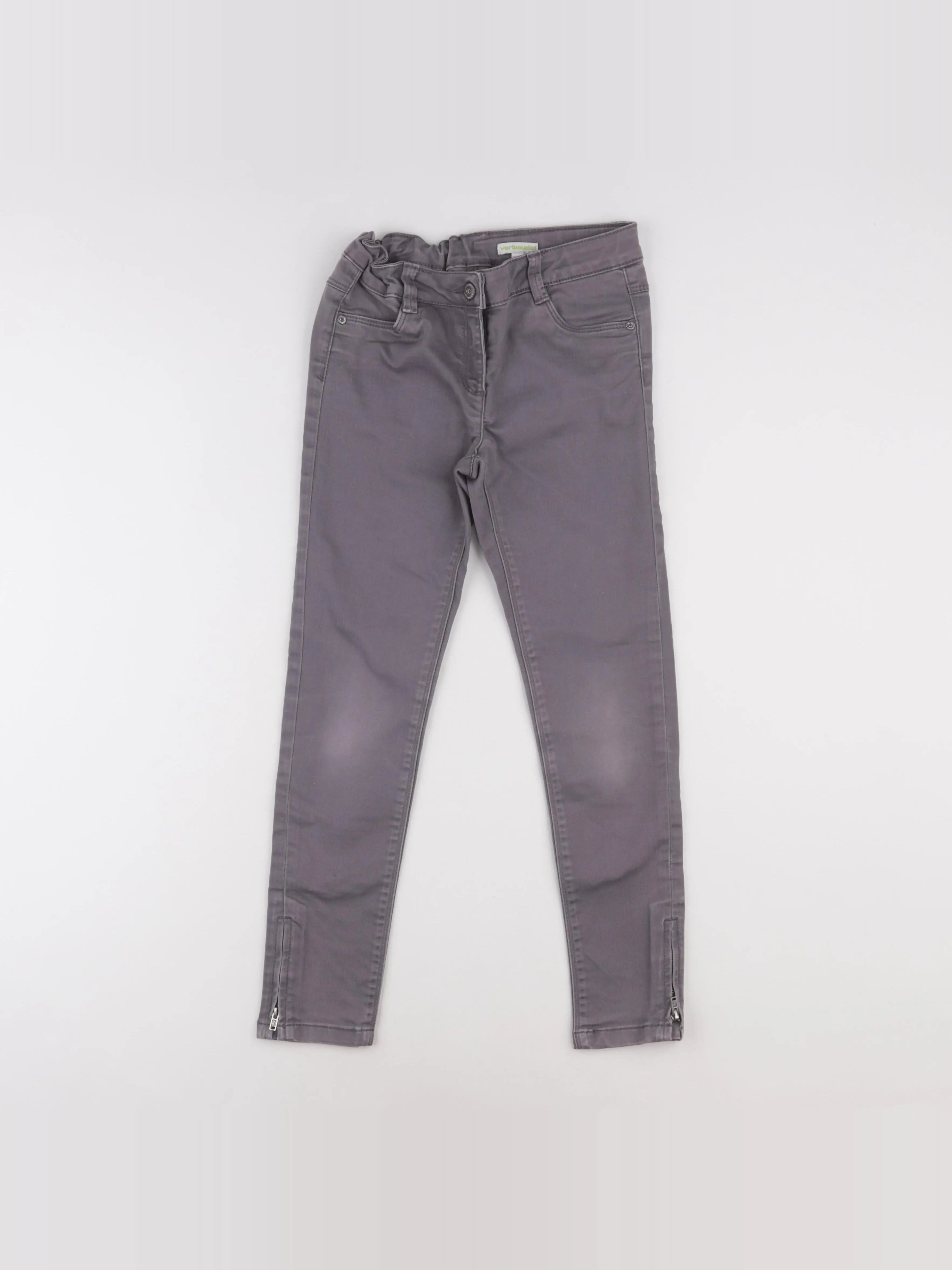 Vertbaudet - pantalon gris - 9 ans