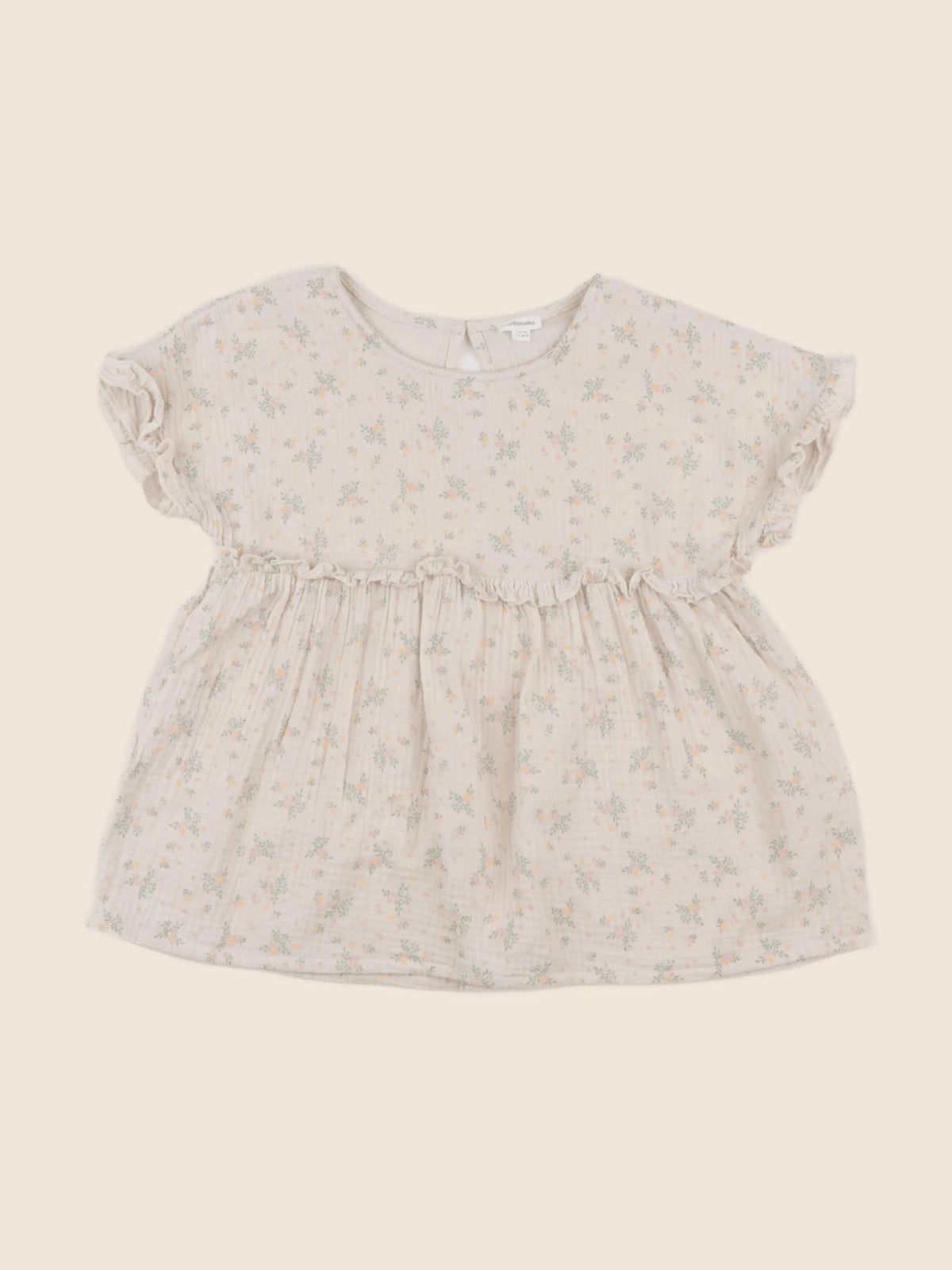 Vertbaudet - blouse beige - 10 ans