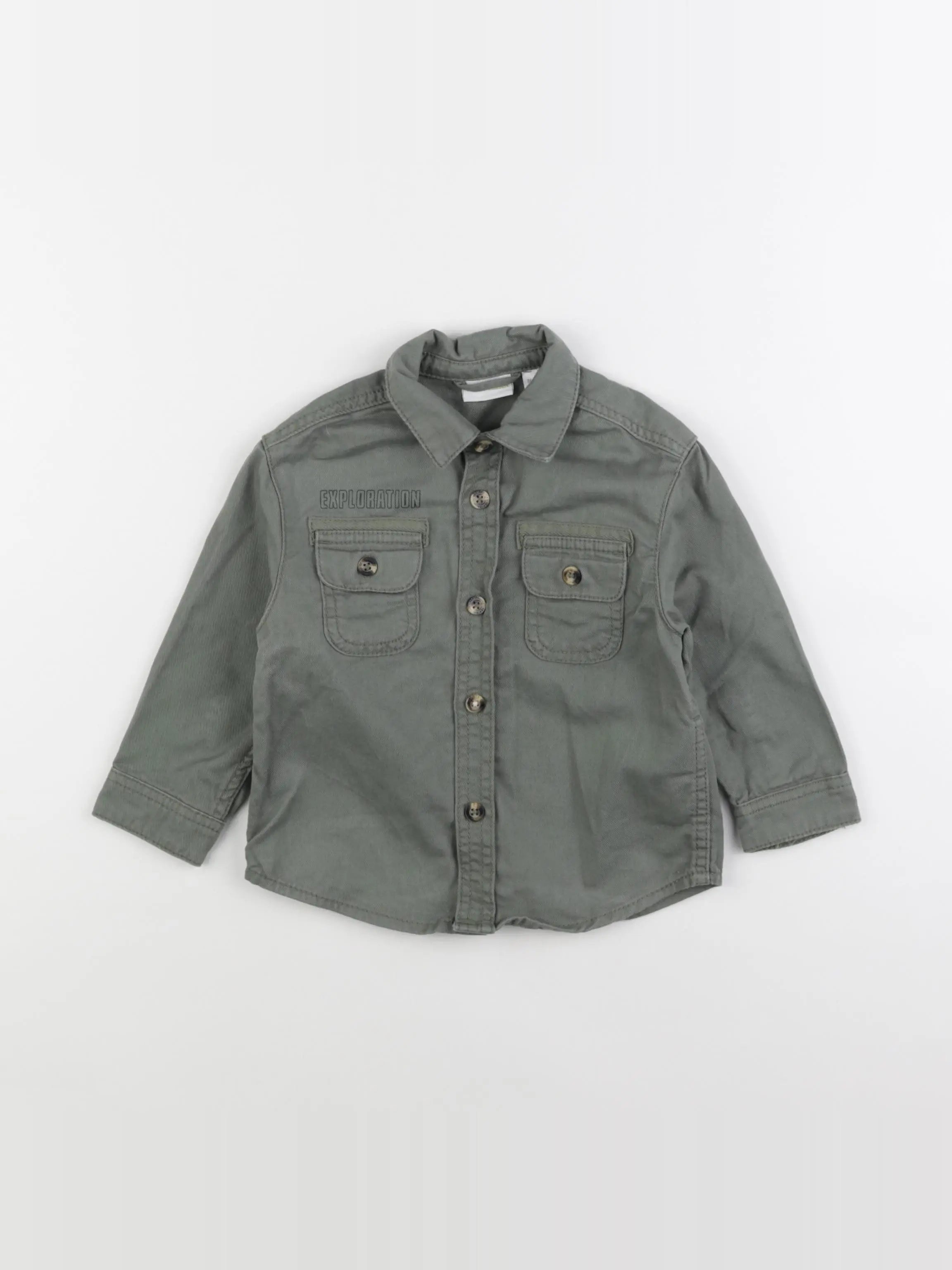 Vertbaudet - veste vert - 2 ans