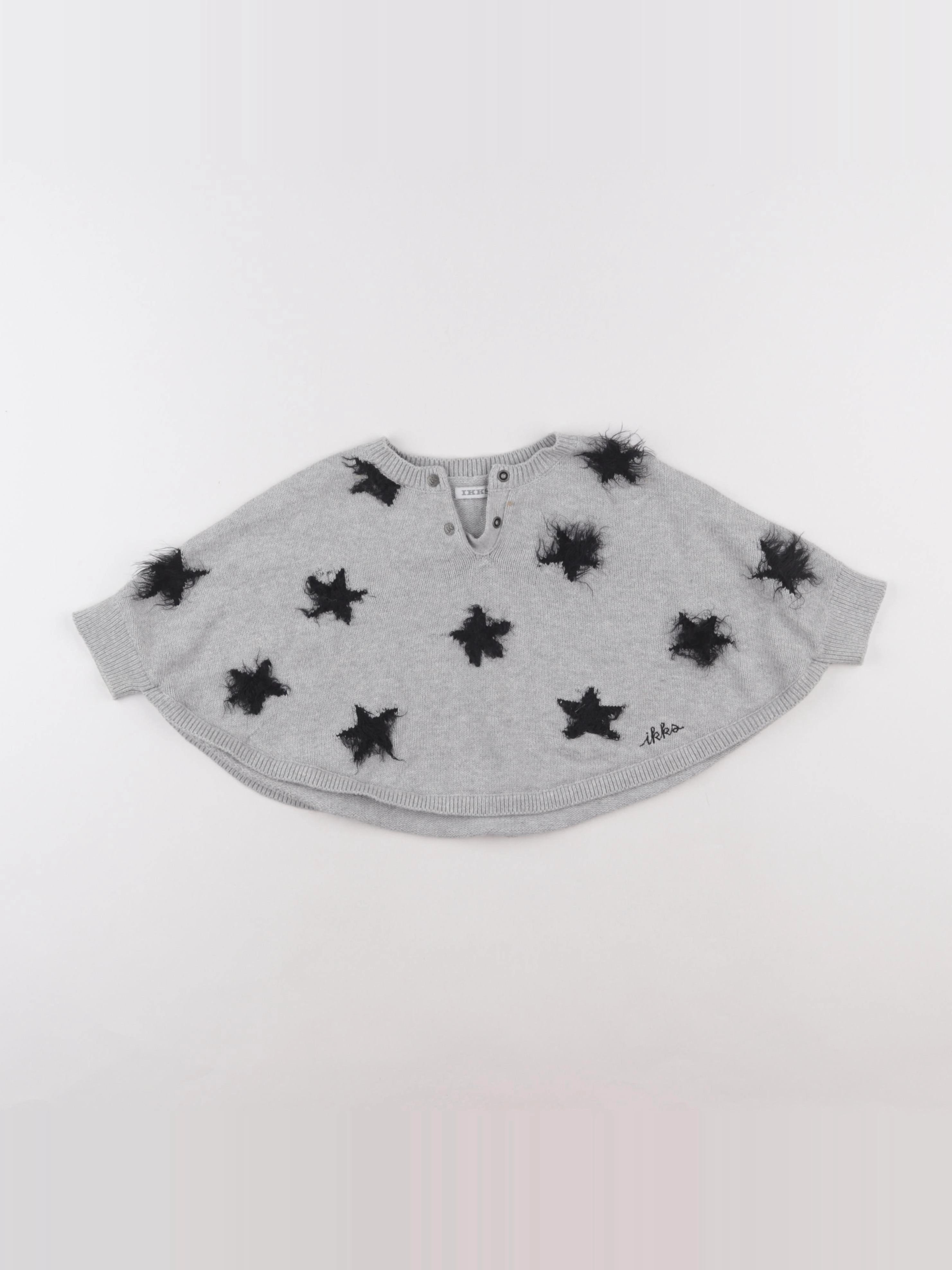 IKKS - cape gris - 12 mois