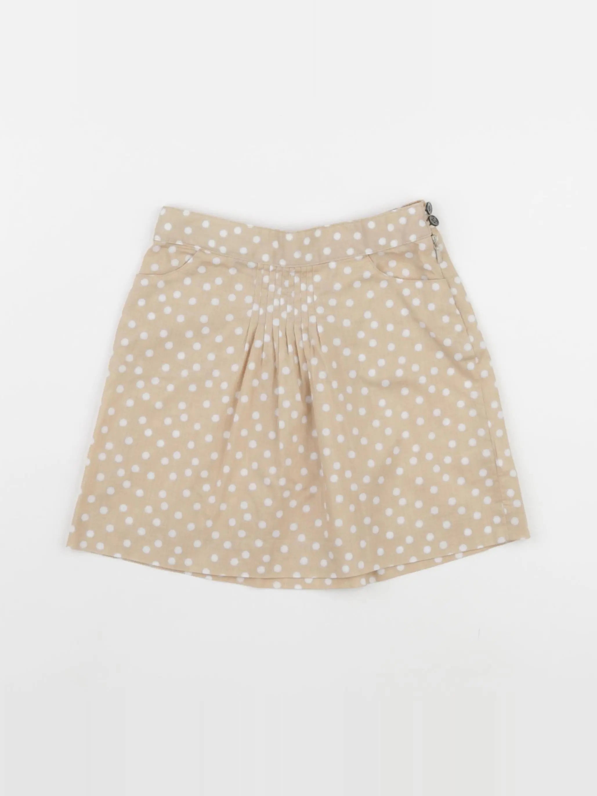 Jacadi - jupe beige, blanc - 3 ans