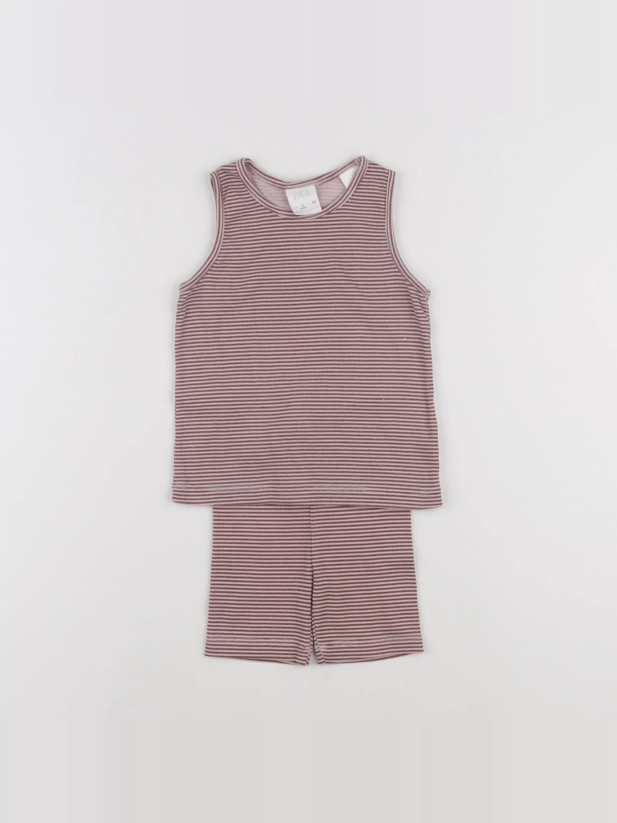 Zara - pyjama coton rose - 2 ans