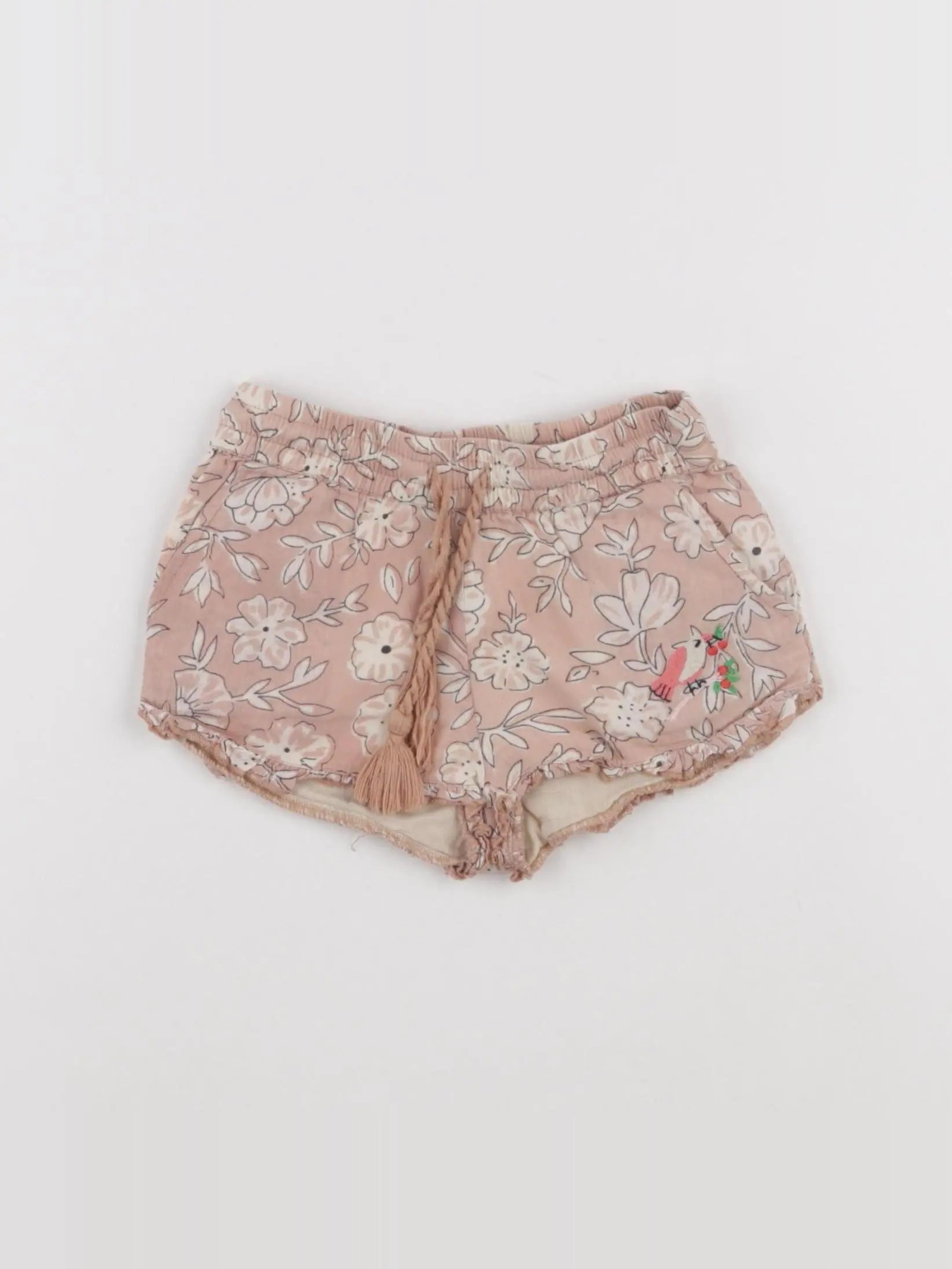 Emile et Ida - short rose - 2 ans