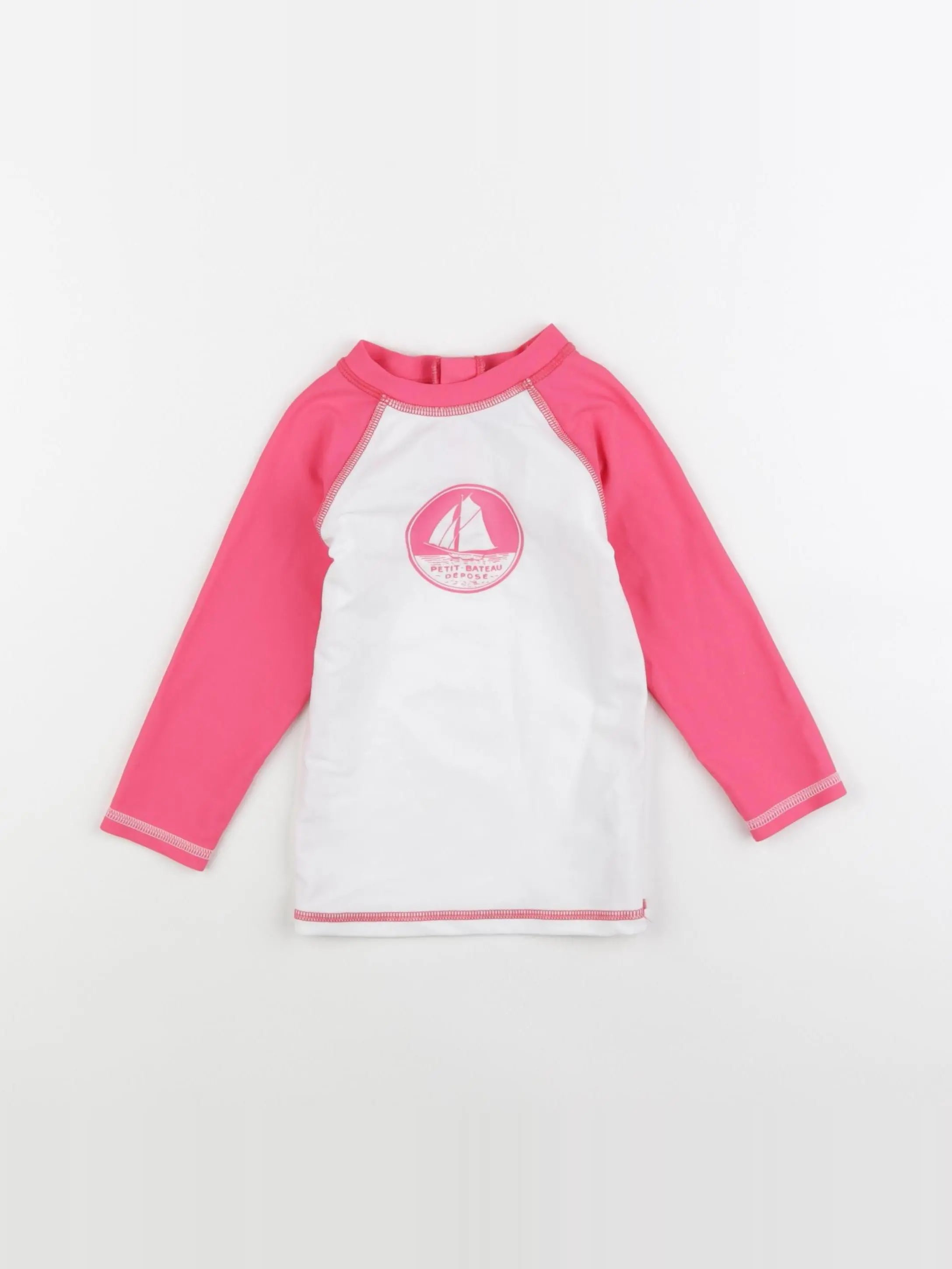 Petit Bateau - tee-shirt de bain rose - 36 mois