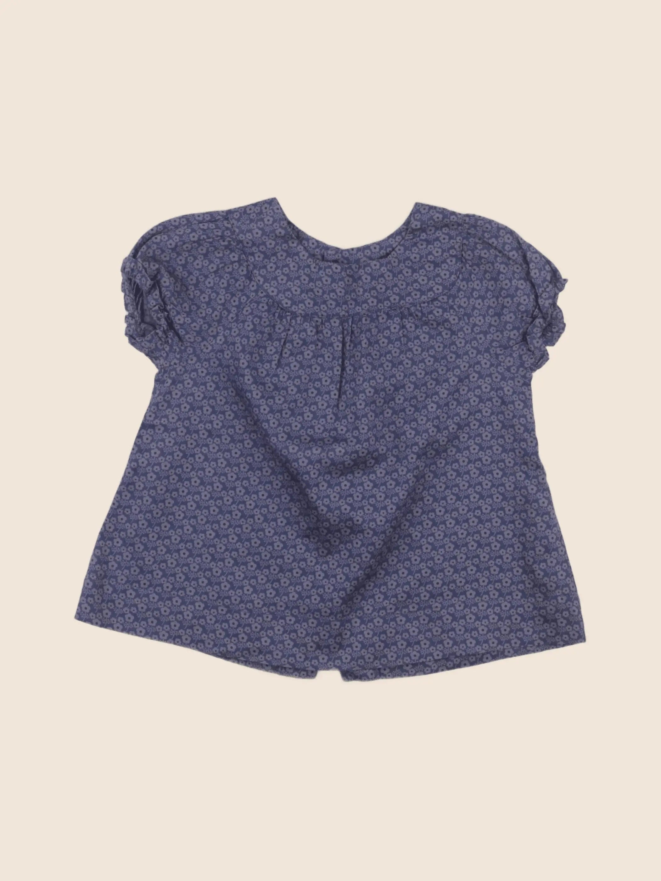 Boutchou - blouse bleu - 24 mois