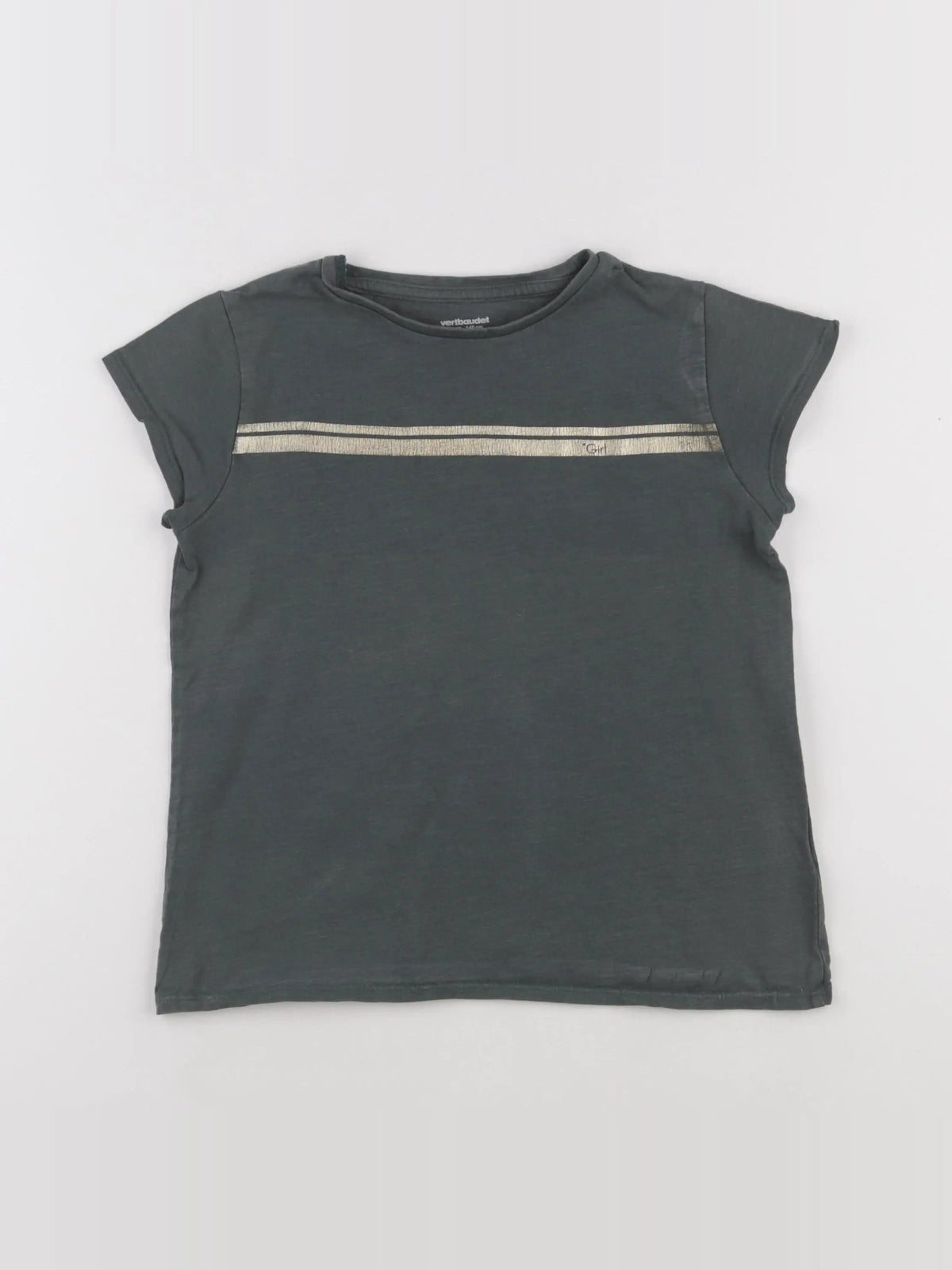 Vertbaudet - tee-shirt vert - 10 ans