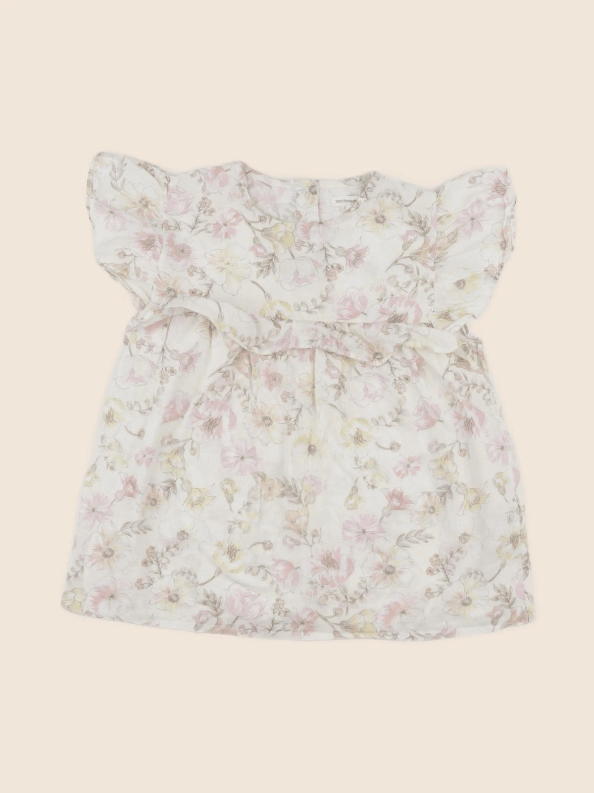 Vertbaudet - blouse jaune, rose - 9 ans