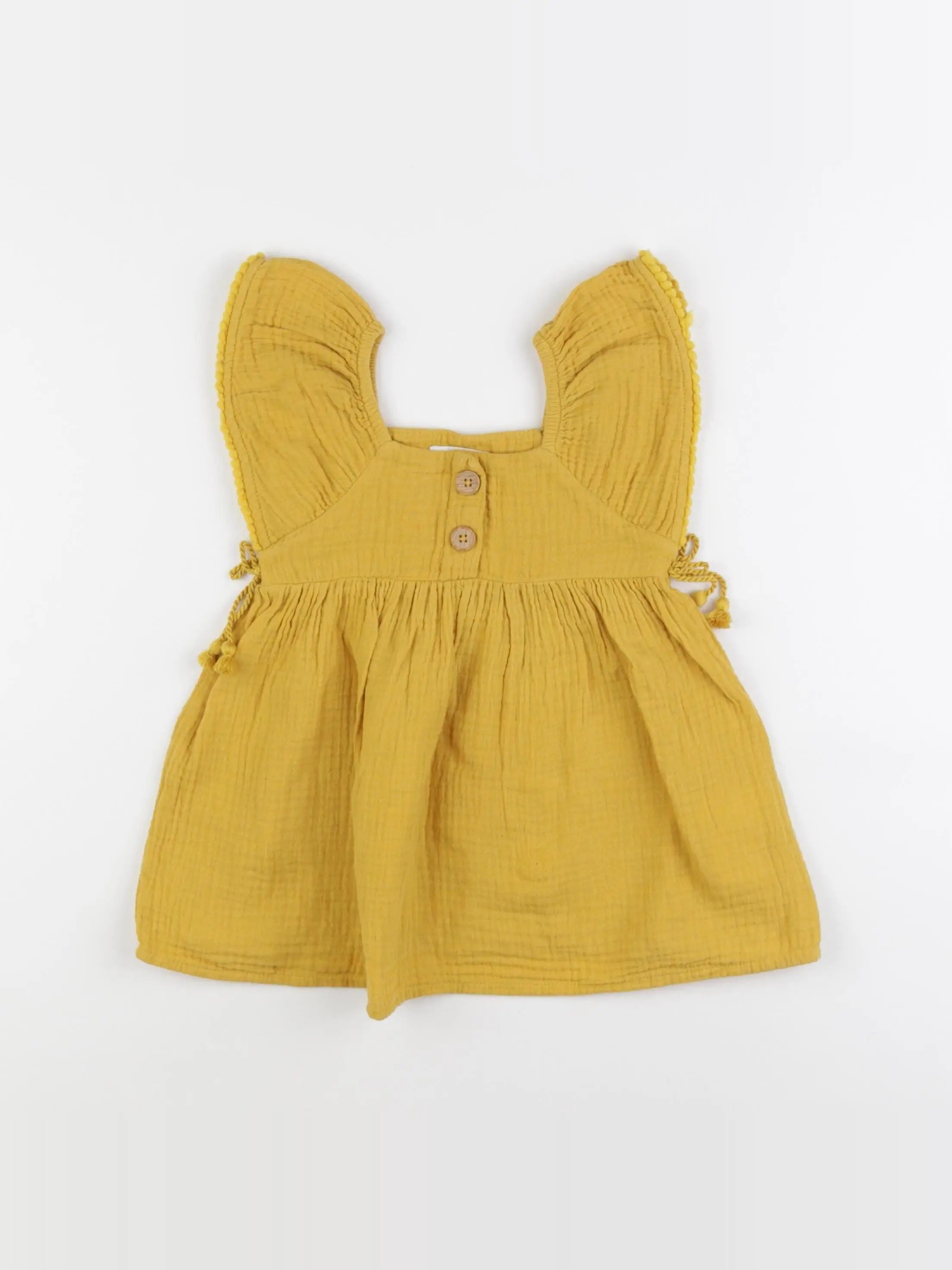 Vertbaudet - robe jaune - 2 ans