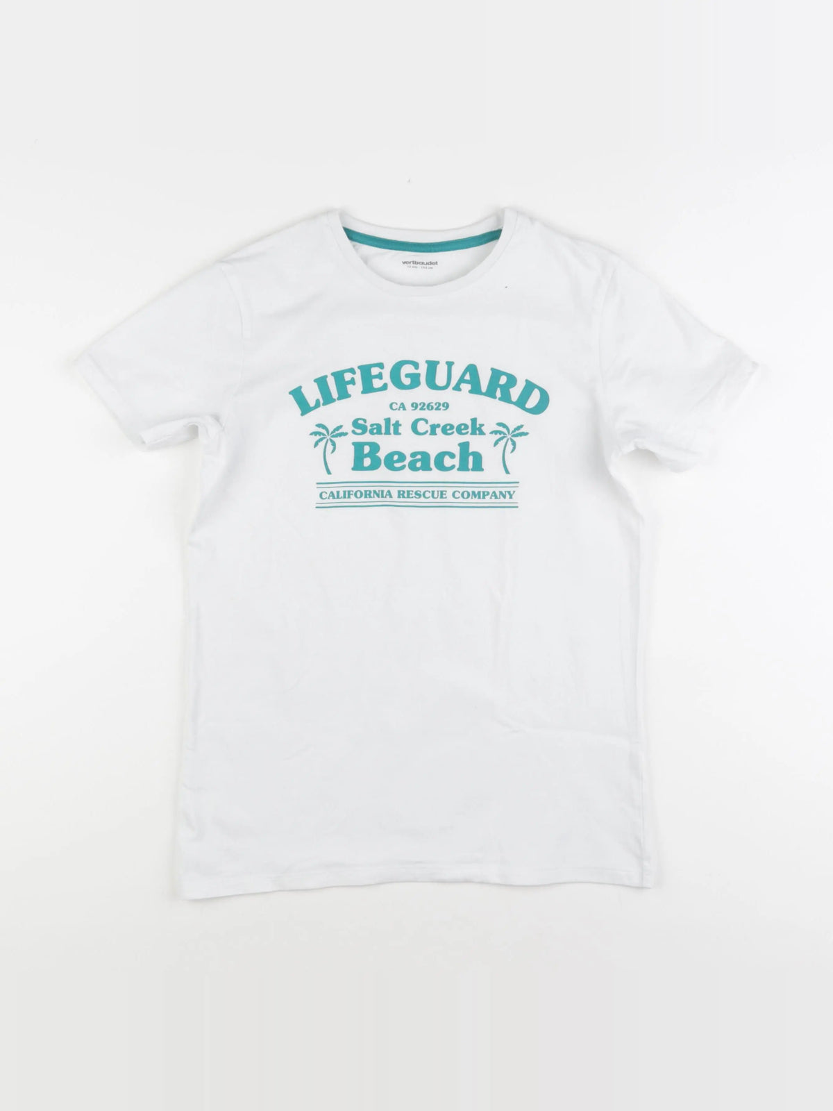 Vertbaudet - tee-shirt blanc - 12 ans