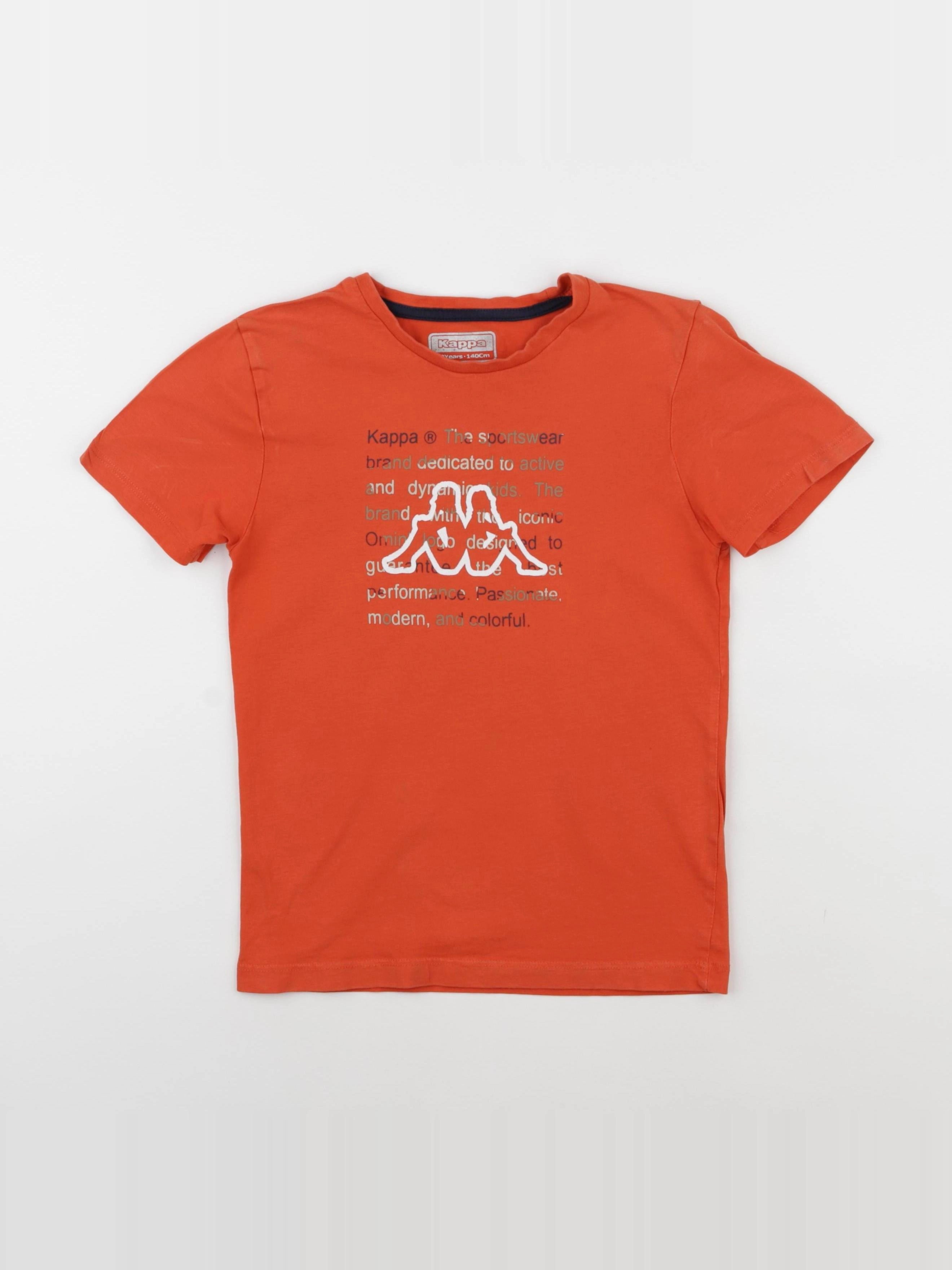 Kappa - tee-shirt orange - 10 ans