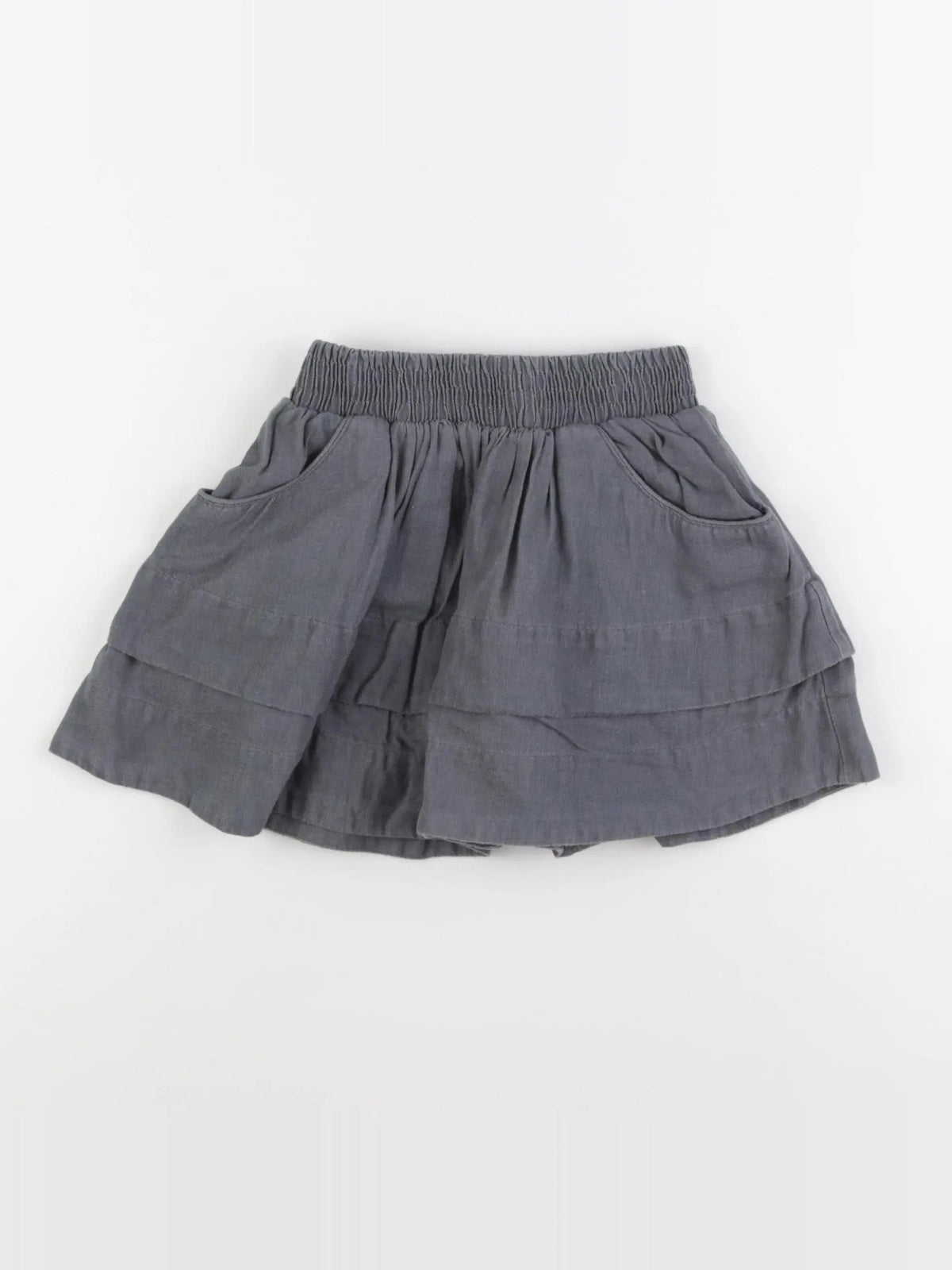 Vertbaudet - jupe gris - 5 ans