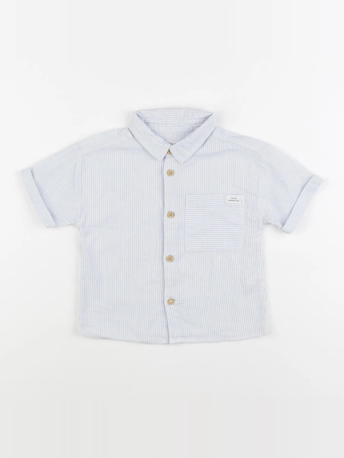 Zara - chemise bleu - 9/12 mois