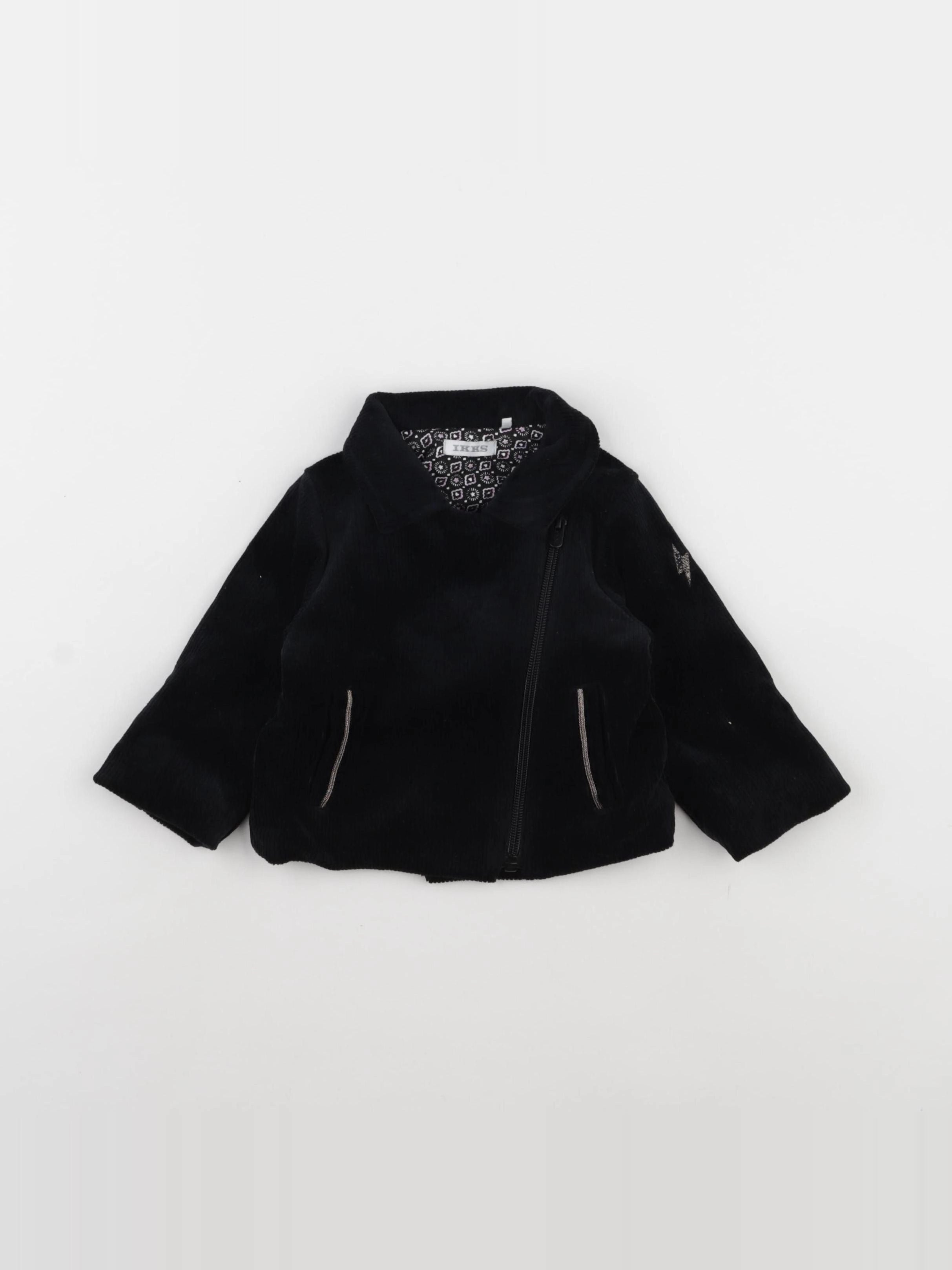 IKKS - veste noir - 12 mois