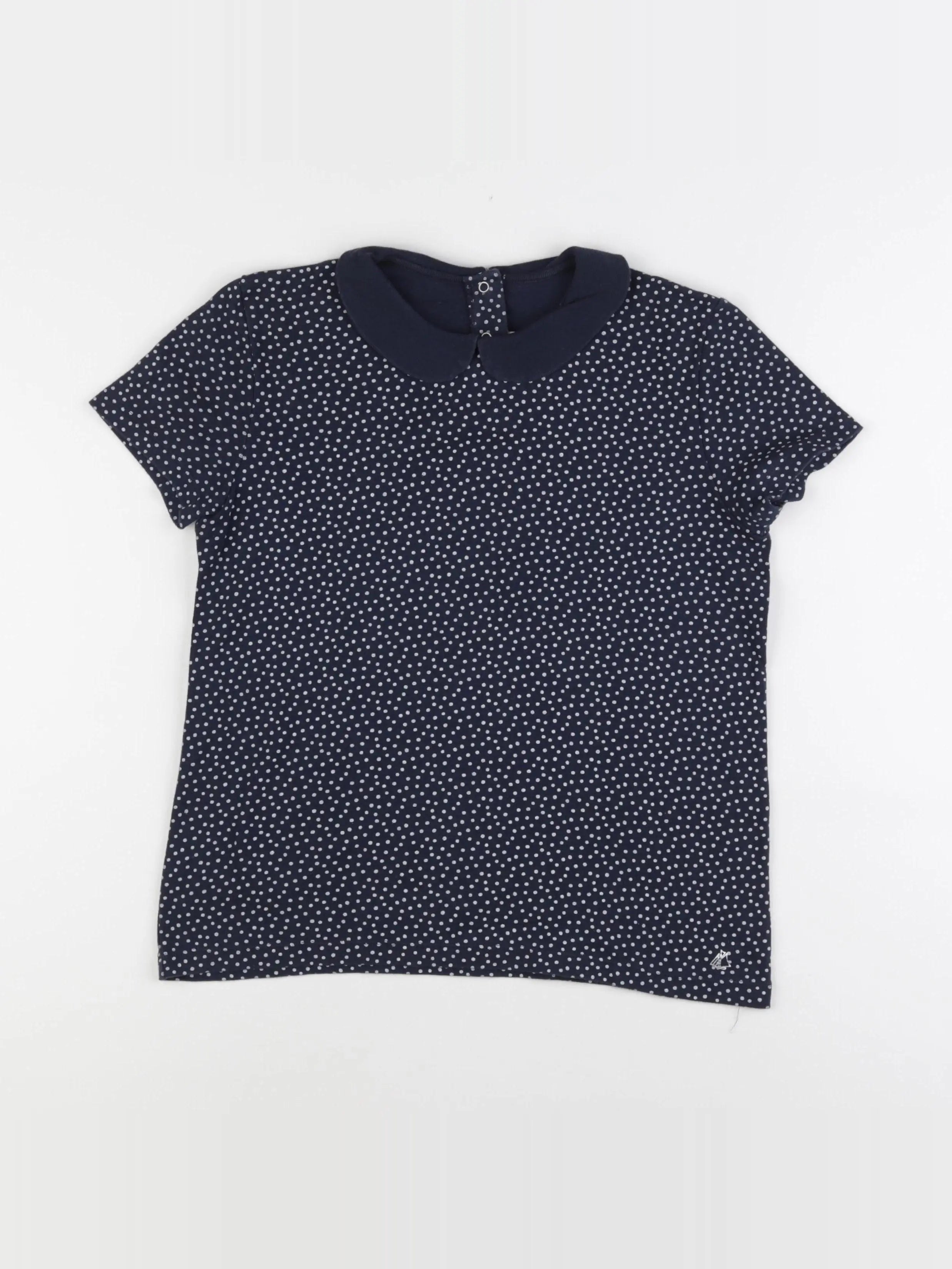 Petit Bateau - tee-shirt bleu - 12 ans
