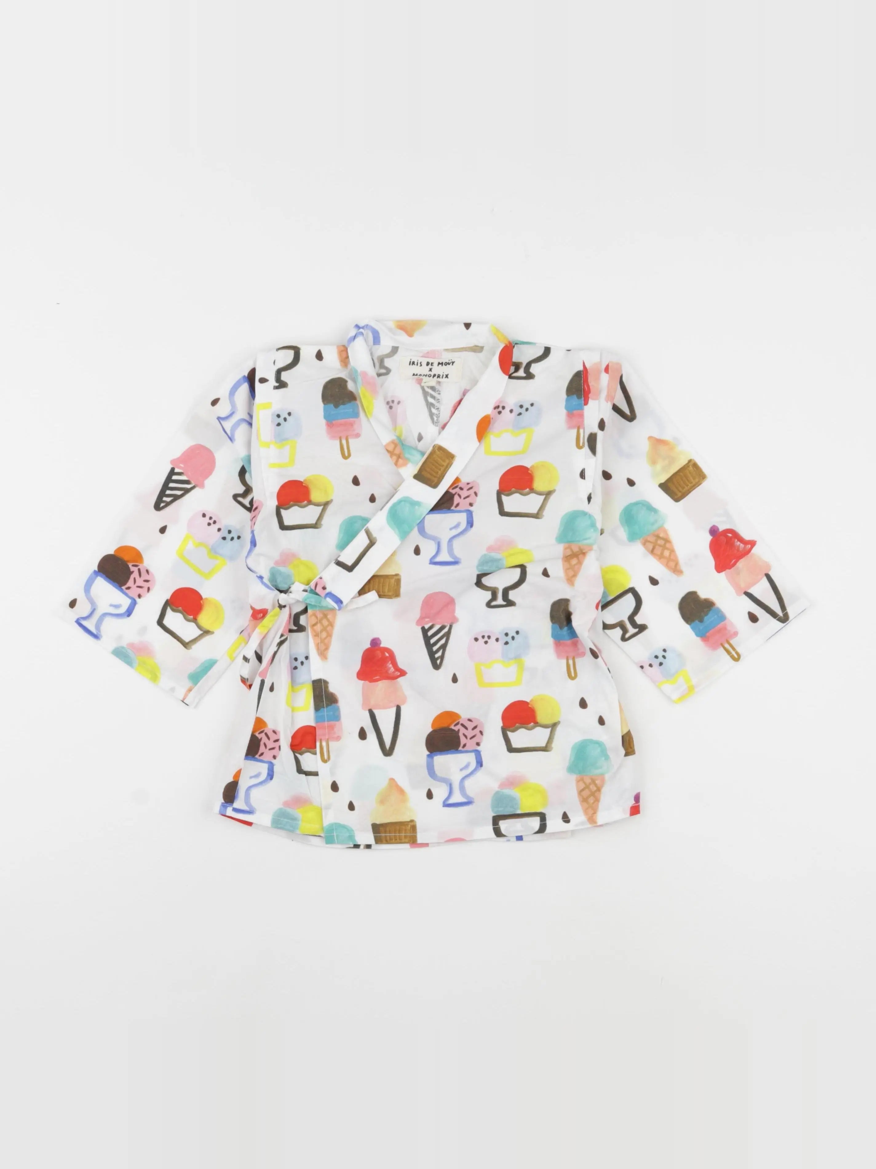 Monoprix - blouse multicolore - 24/36 mois