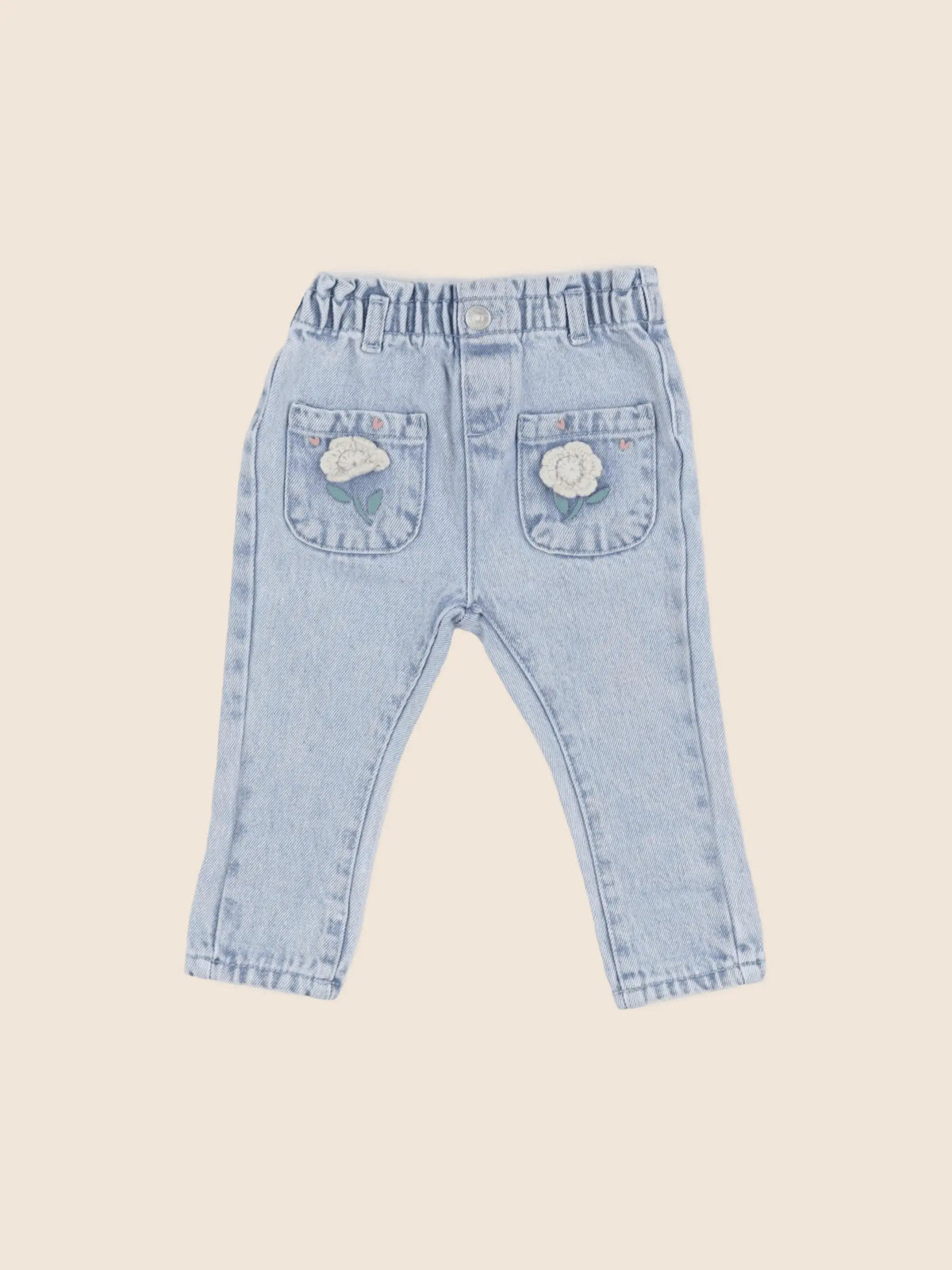 Vertbaudet - jean bleu - 9 mois