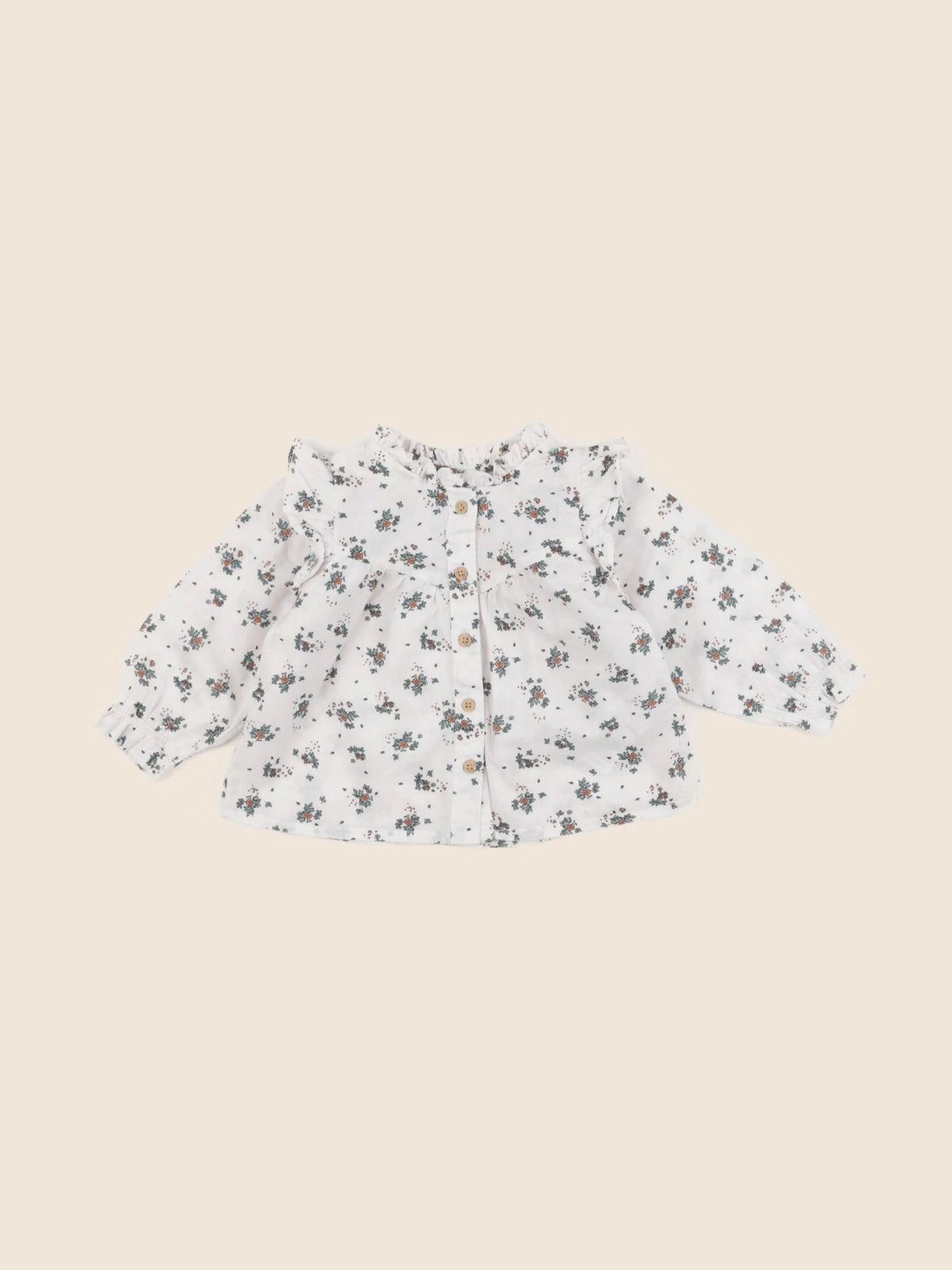 Vertbaudet - blouse beige - 6 mois