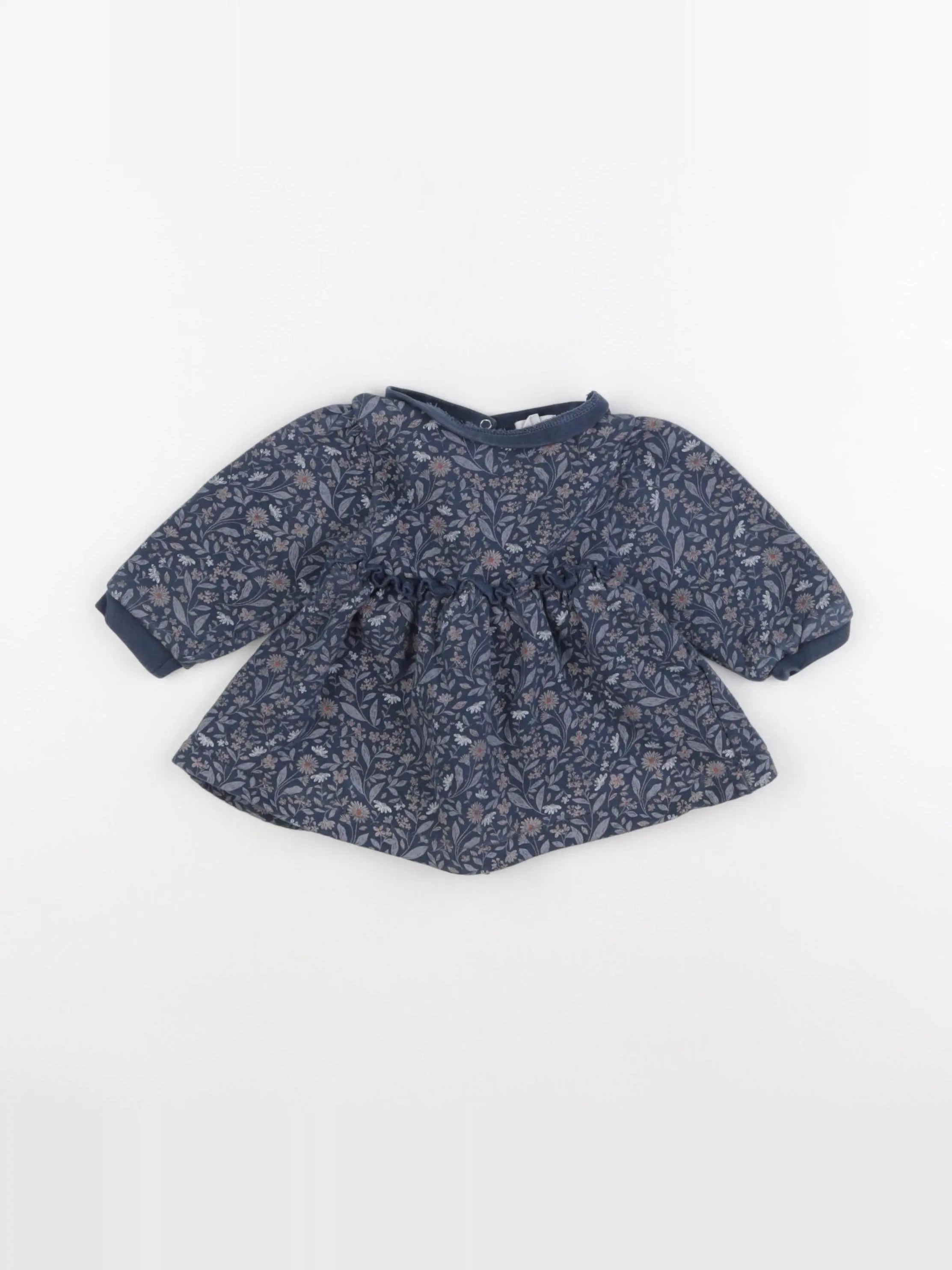 Vertbaudet - robe bleu - 6 mois