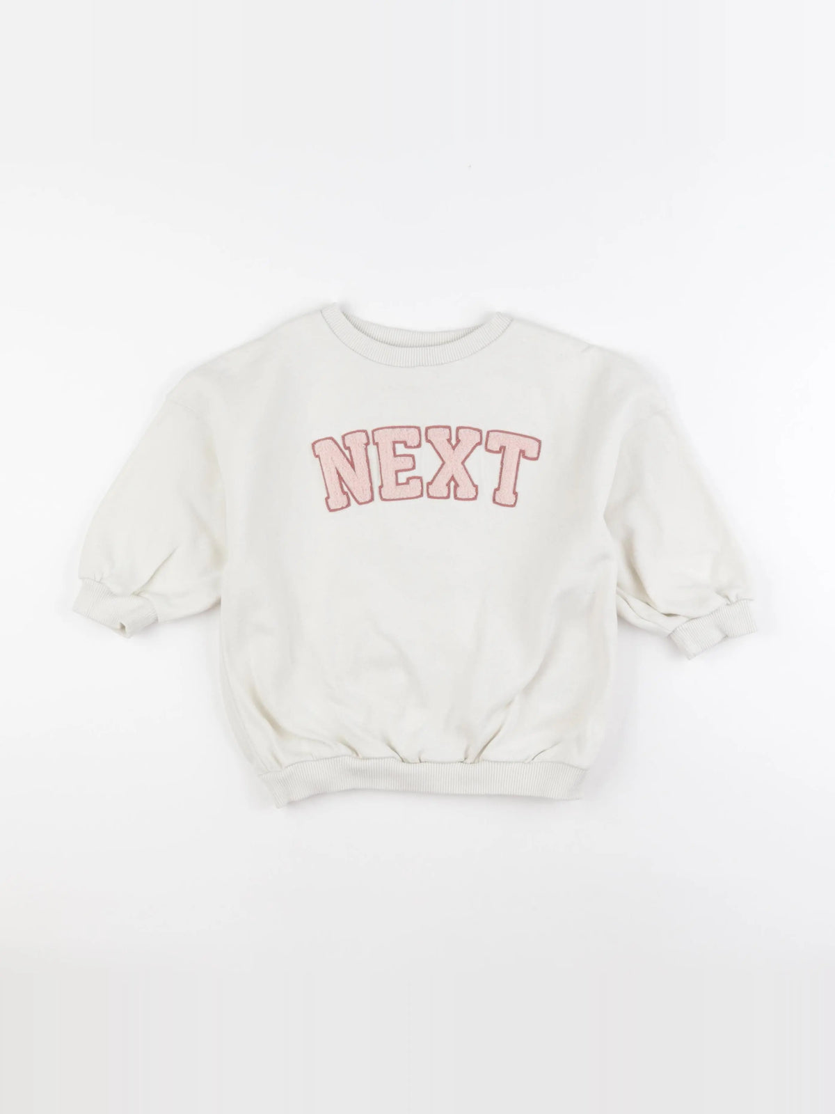 Next - sweat beige - 4 ans