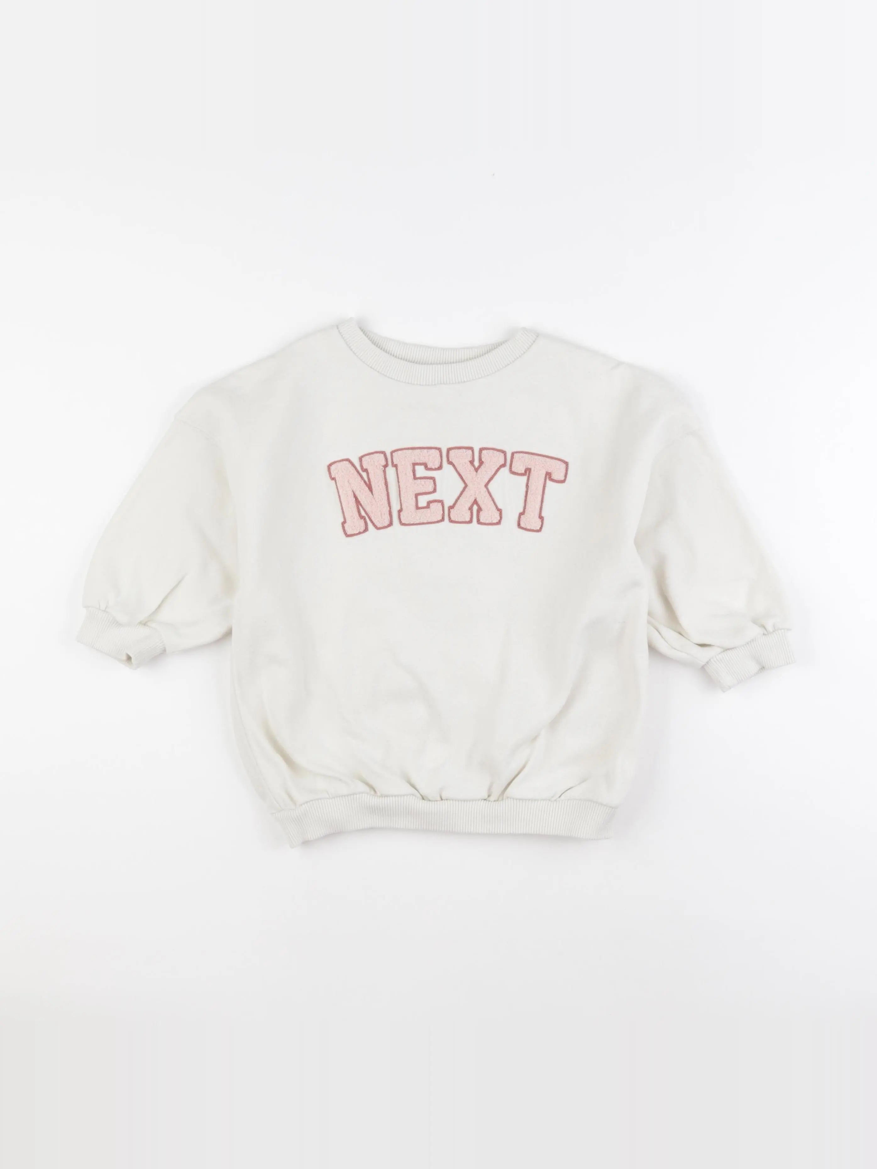 Next - sweat beige - 4 ans