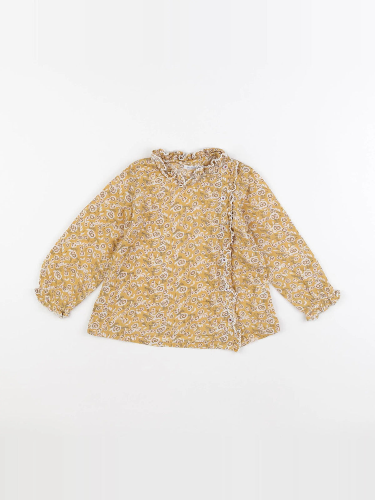 Boutchou - blouse jaune - 24 mois