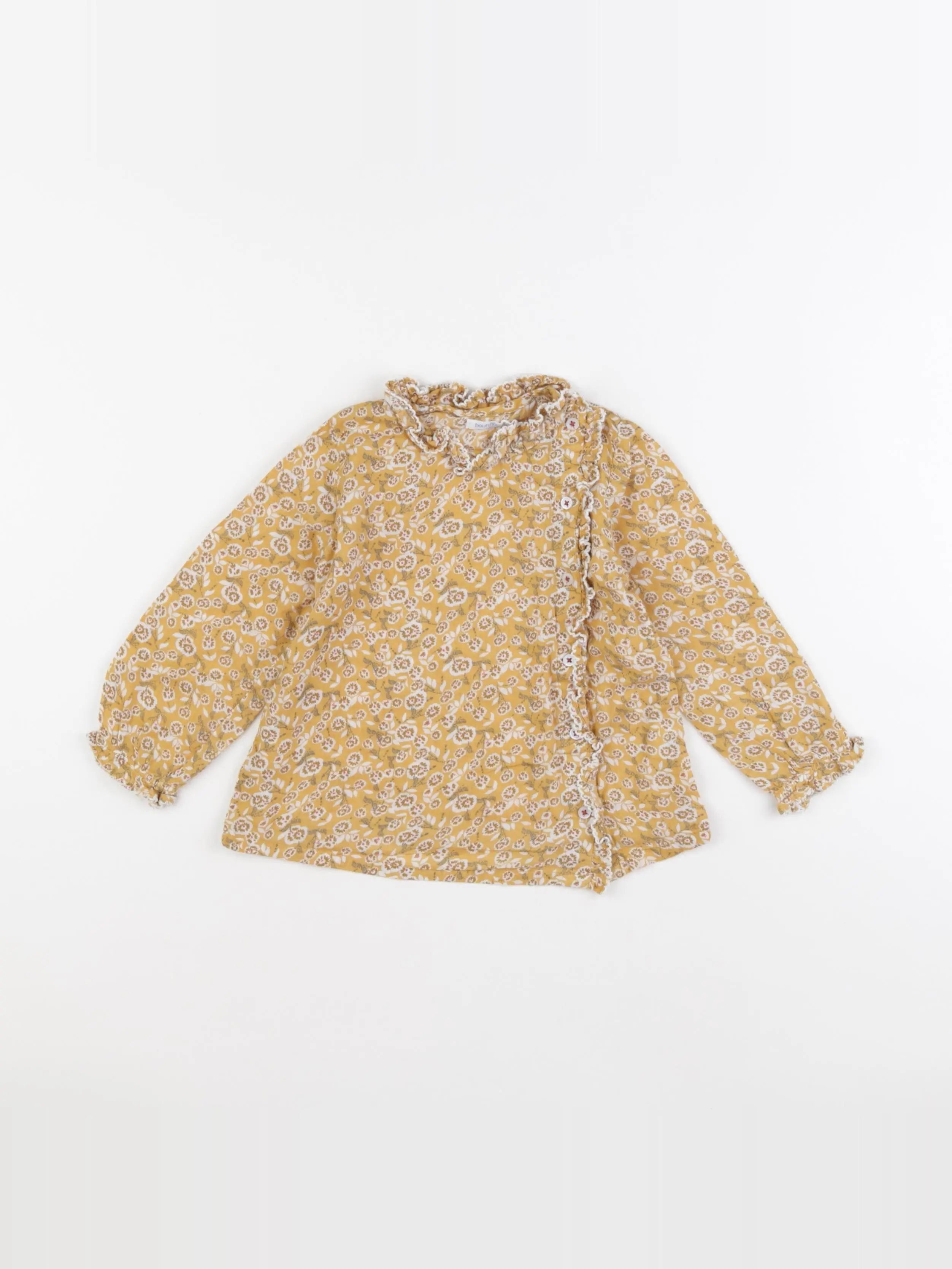 Boutchou - blouse jaune - 24 mois