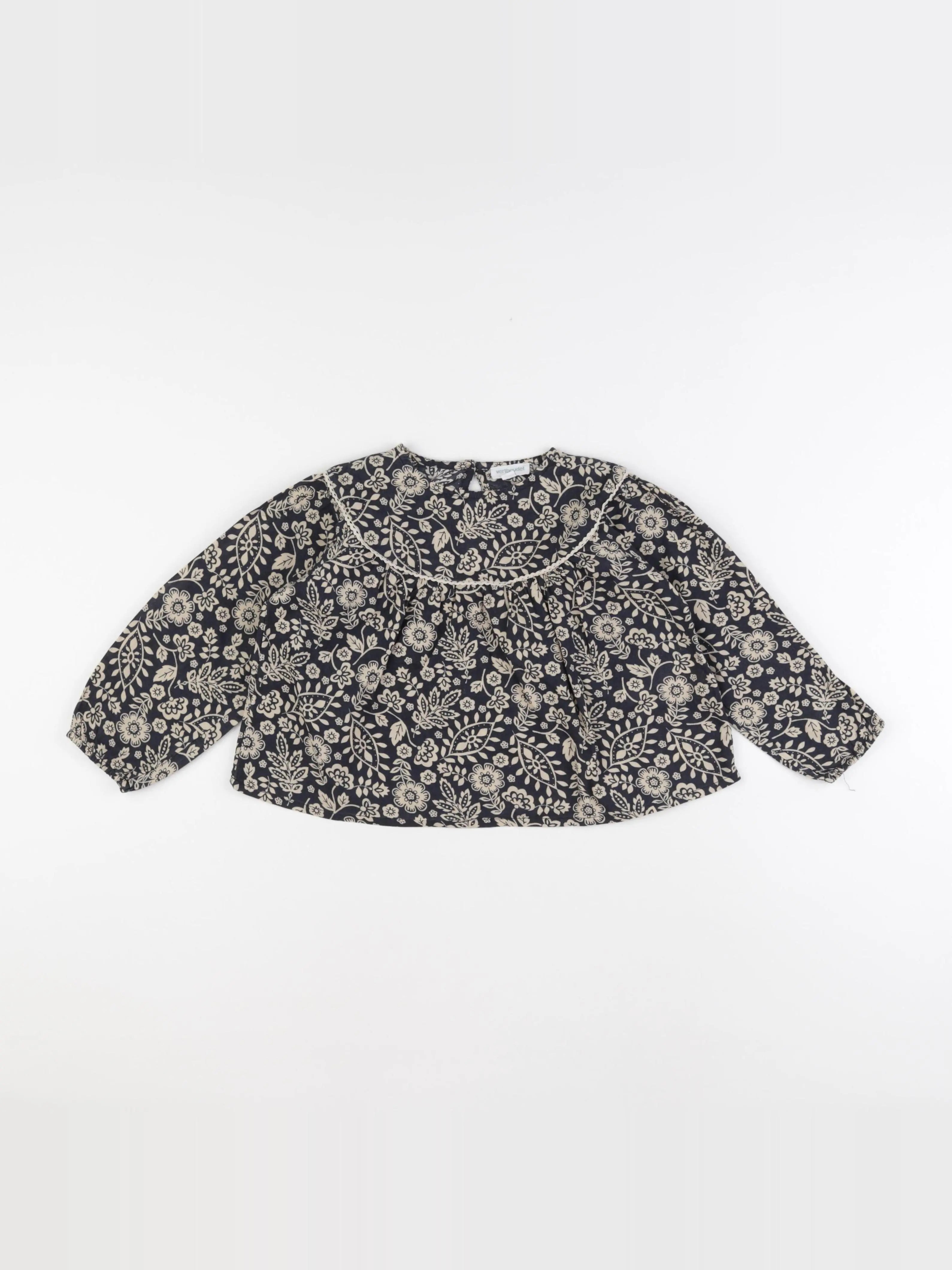 Vertbaudet - blouse noir - 4 ans