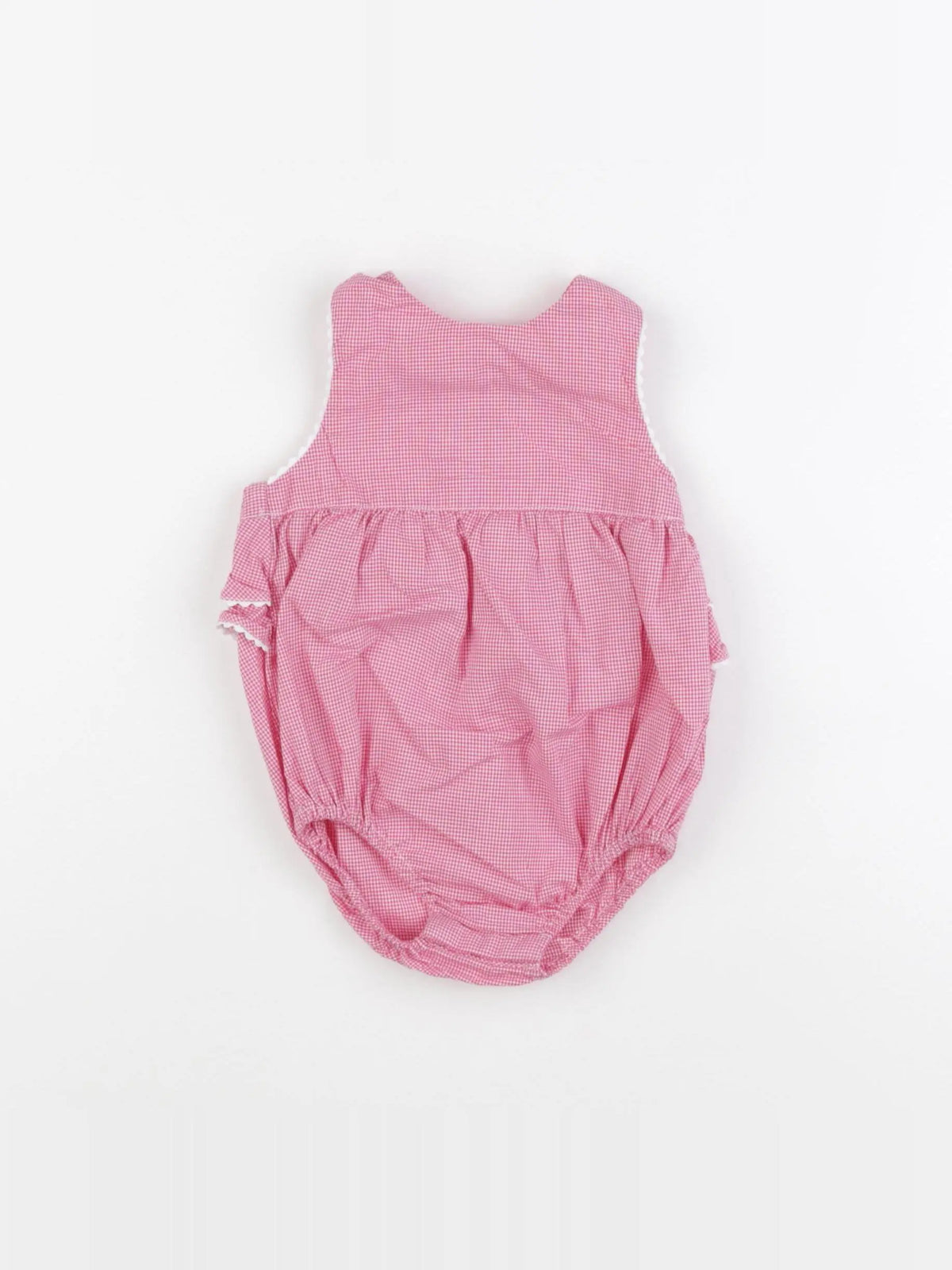 Jacadi - combinaison rouge, blanc - 6 mois