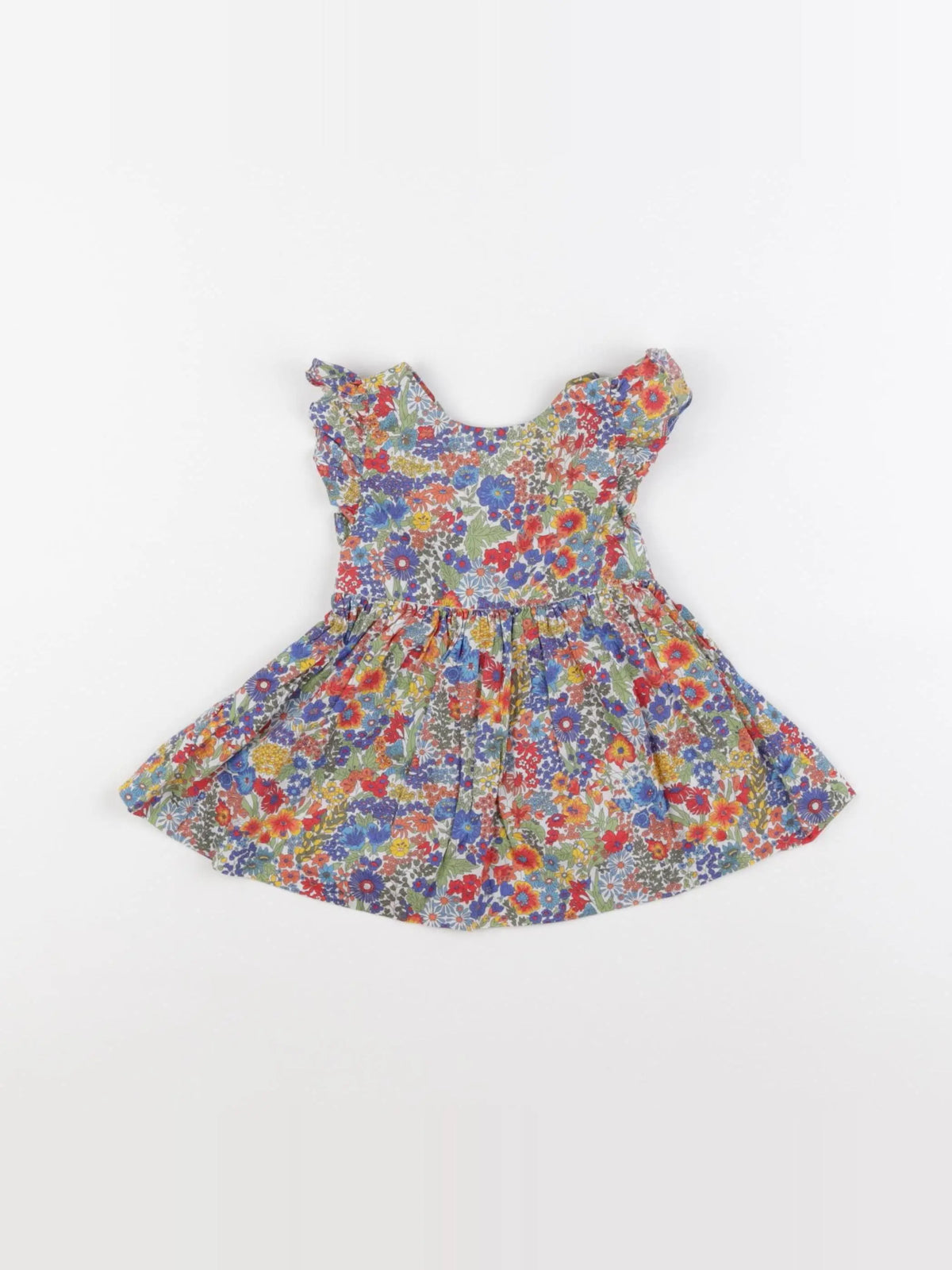 Jacadi - robe liberty multicolore - 6 mois