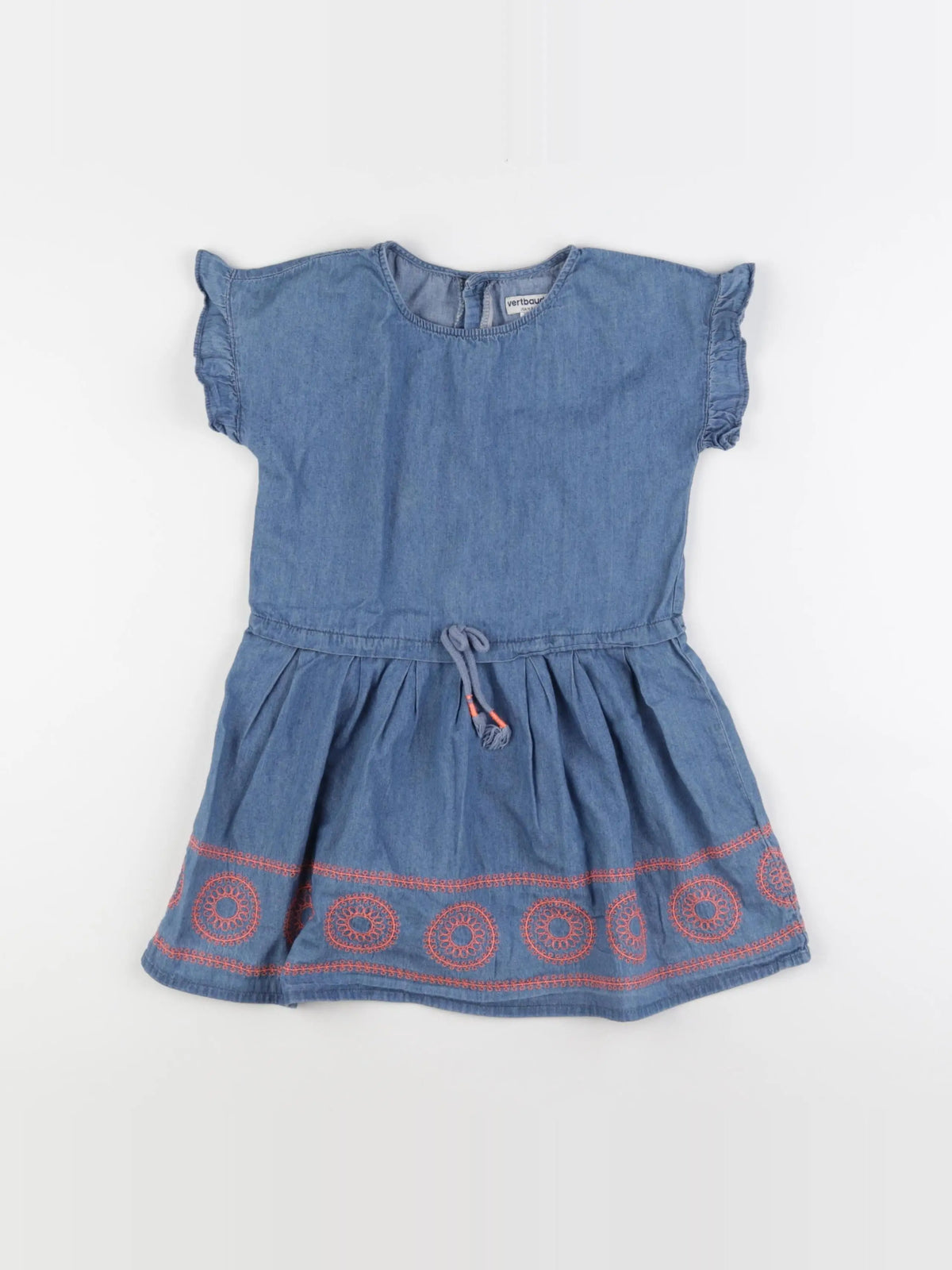 Vertbaudet - robe bleu - 6 mois