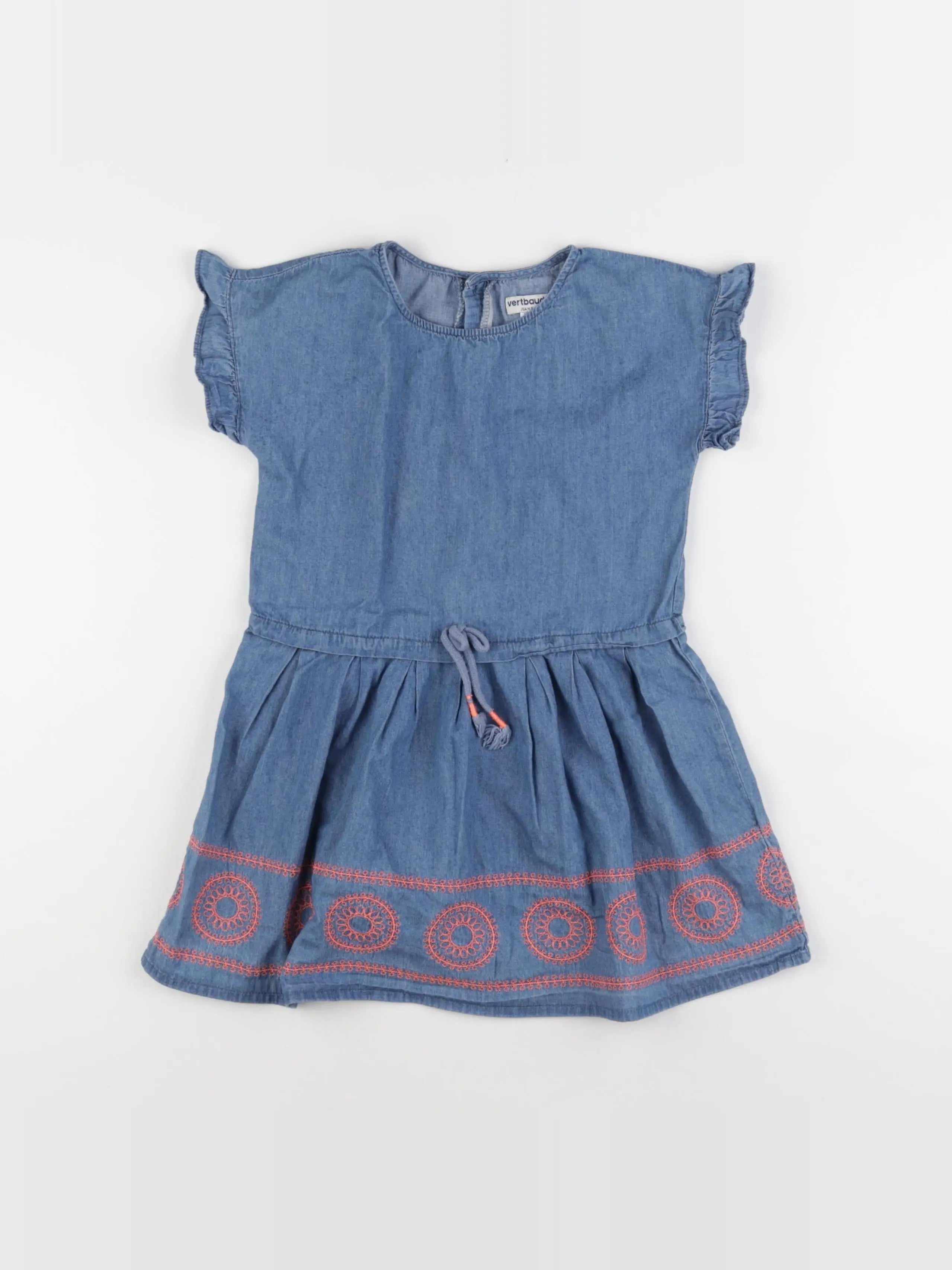 Vertbaudet - robe bleu - 6 mois
